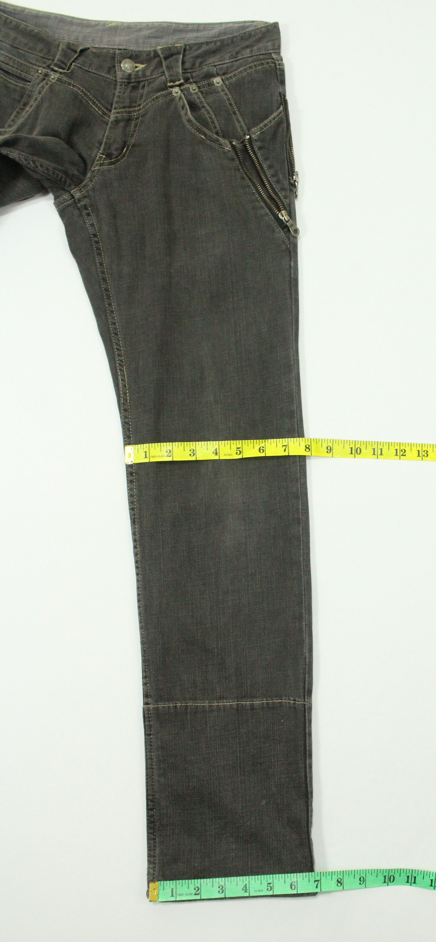 PPFM PPFM Denim Stretchy Multi Zippers Pockets Size US 30 / EU 46 - 24 Thumbnail