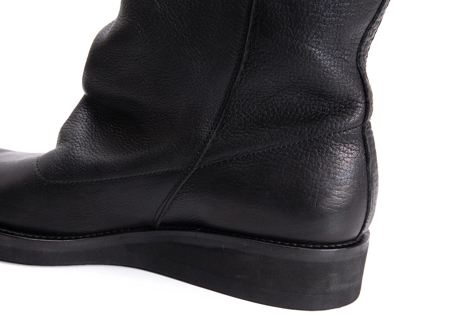 Yohji Yamamoto Yohji Yamamoto Leather Long Boots Black 26cm Size US 9 / EU 42 - 7 Thumbnail