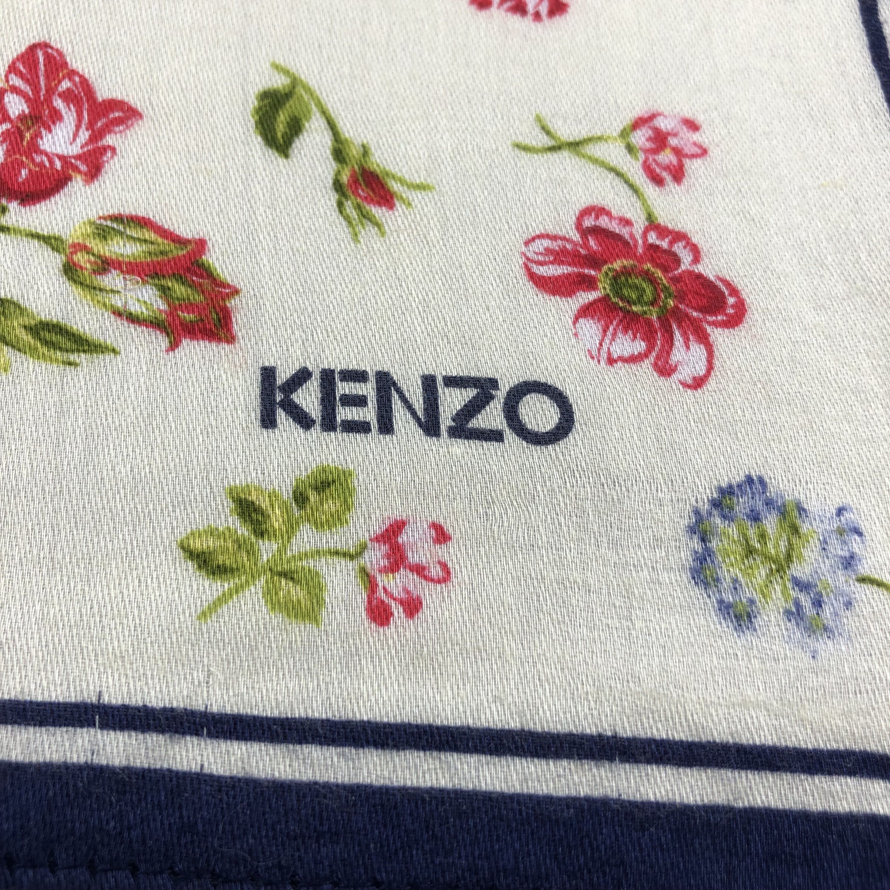 Kenzo Kenzo Handkerchief Neckerchief Bandana H1869 Size ONE SIZE - 4 Thumbnail