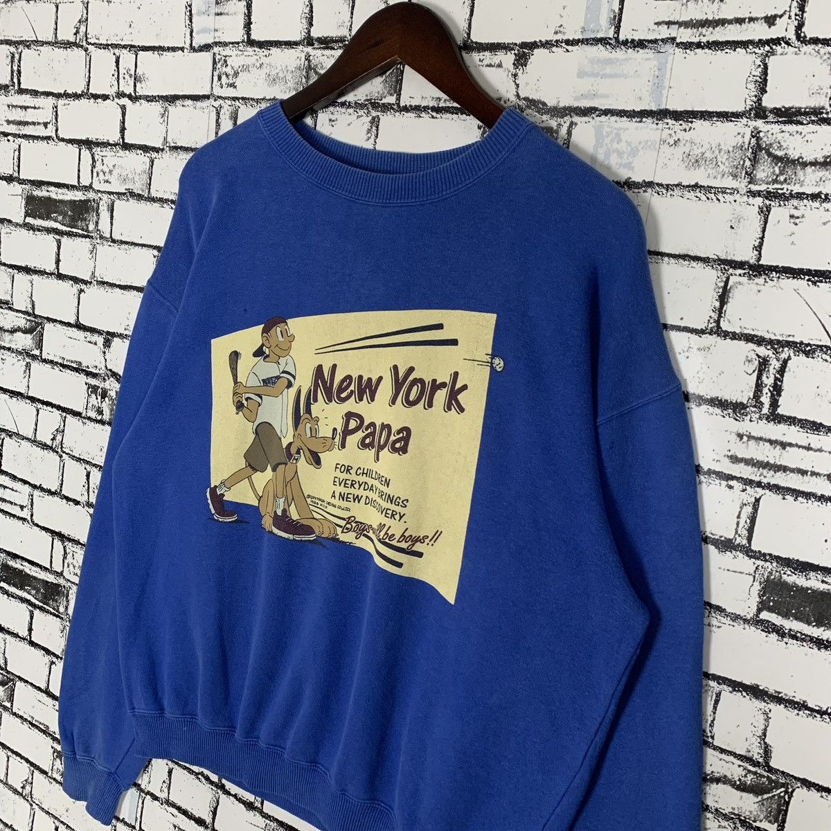 Japanese Brand × Vintage Vintage New York Papa Joymark Design Sweatshirt Crewneck Size US M / EU 48-50 / 2 - 5 Thumbnail