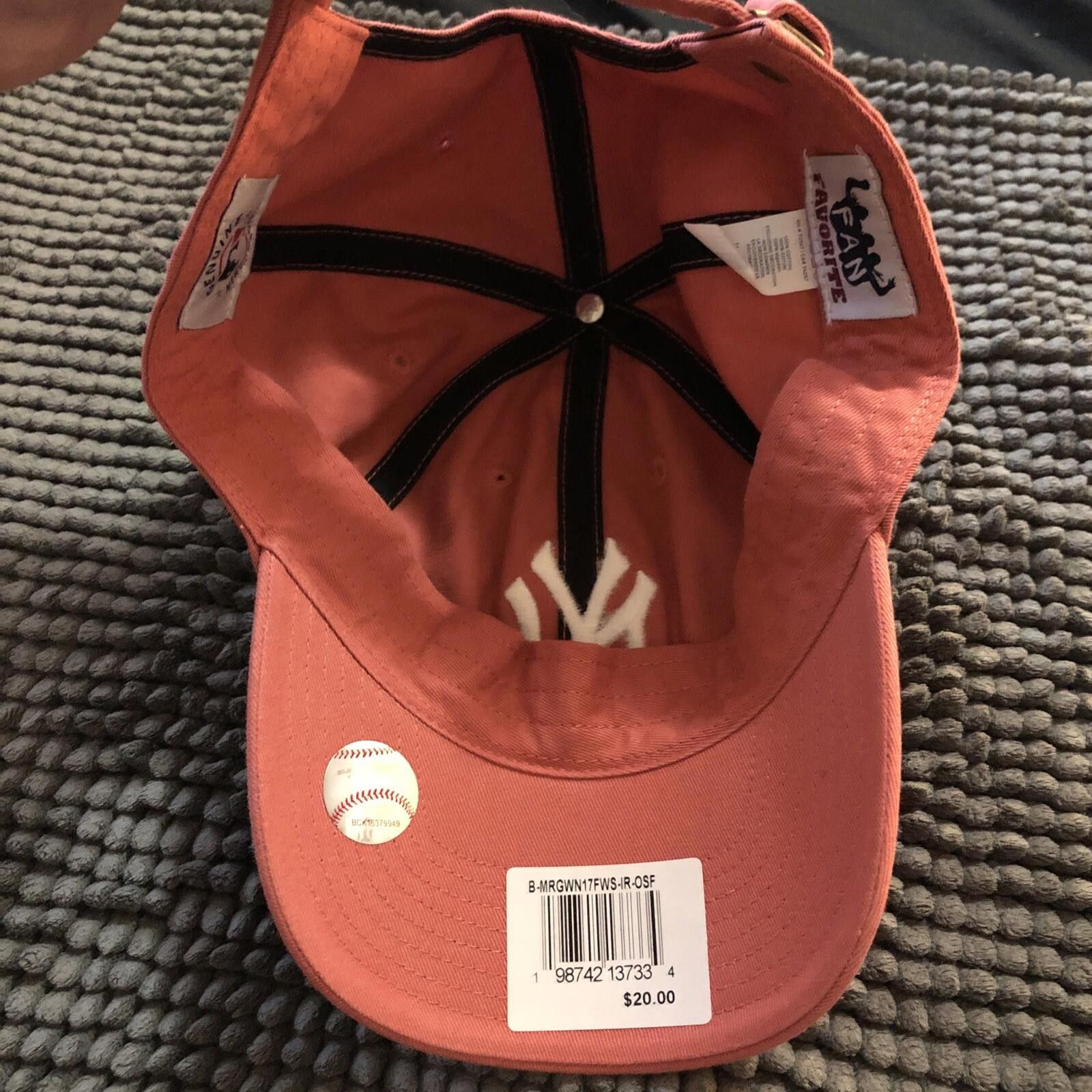Designer Fan Favorite Pink New York Yankees Hat NEW OSFA W/Tags Size ONE SIZE - 7 Thumbnail