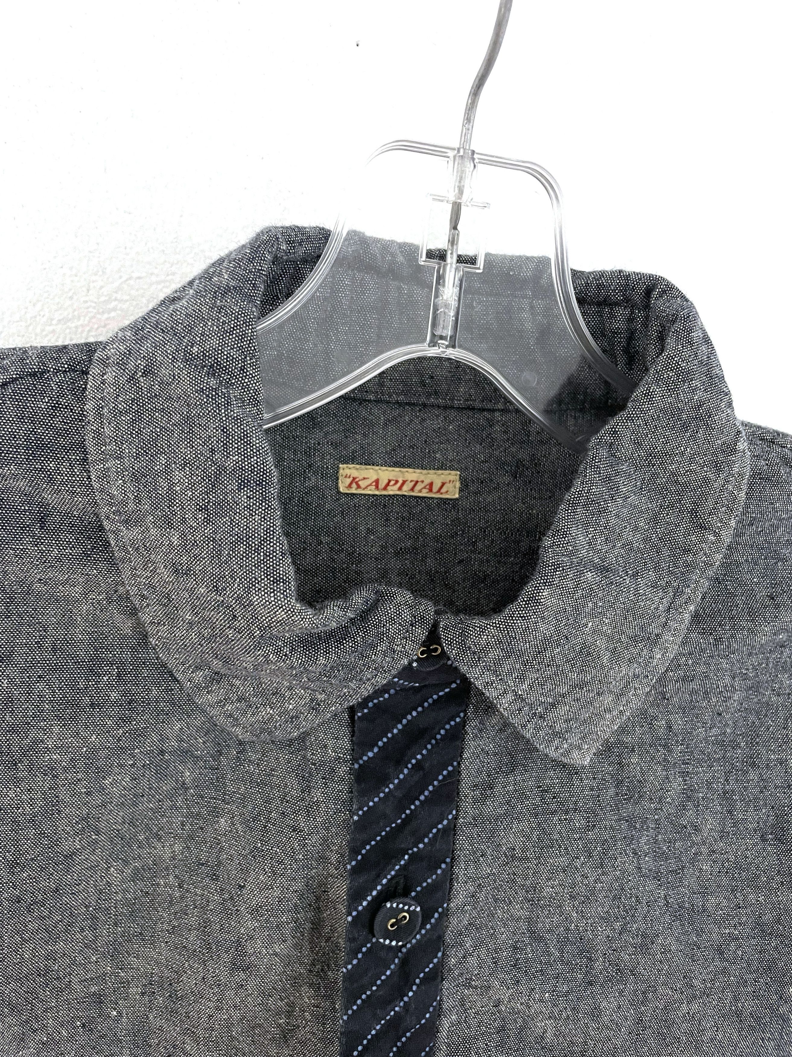 Kapital Contrast Collar Shirt Size US L / EU 52-54 / 3 - 3 Thumbnail