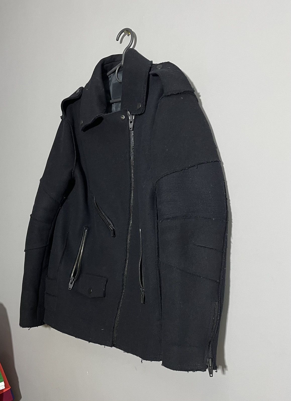 Alexander Wang × H&M Alexander Wang x H&M wool biker jacket Size M / US 6-8 / IT 42-44 - 4 Thumbnail