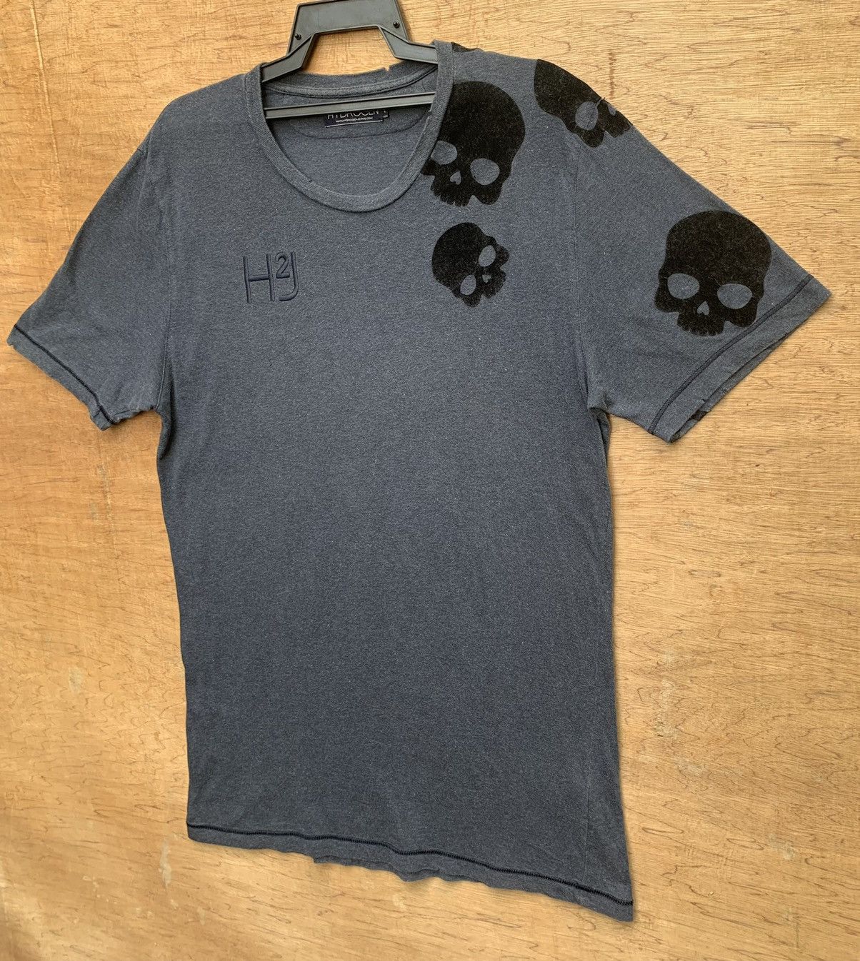 HYDROGEN Rare Hydrogen Velvet Skulls Print Long Sleeve Shirt Size US L / EU 52-54 / 3 - 3 Thumbnail
