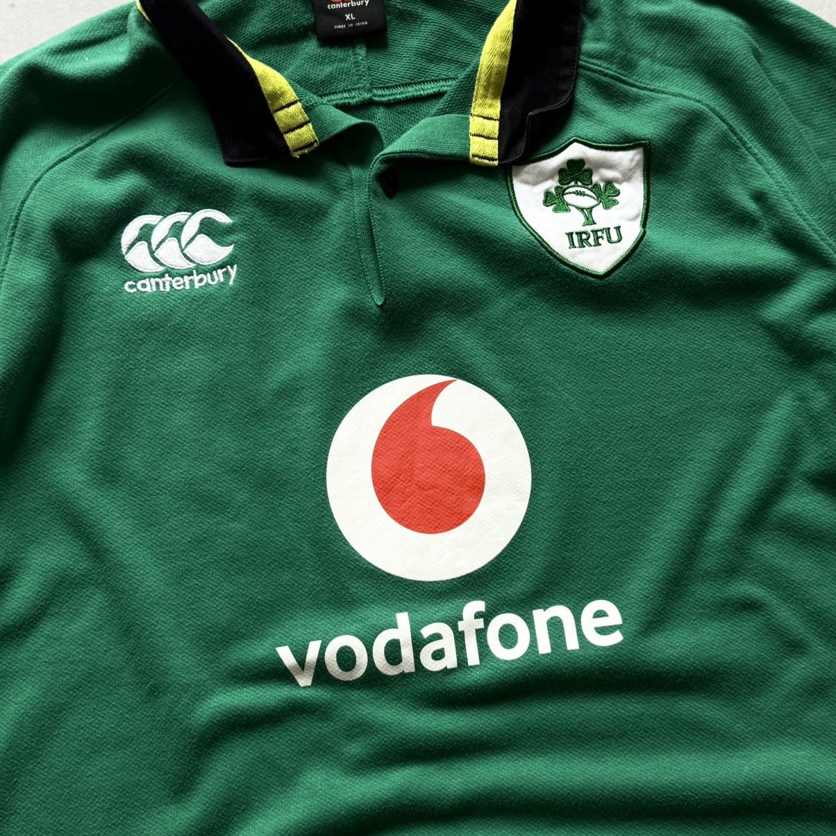 Canterbury of New Zealand Rare Ireland Canterbury Union Rugby Longsleeve Jersey Tee Size US XL / EU 56 / 4 - 2 Thumbnail