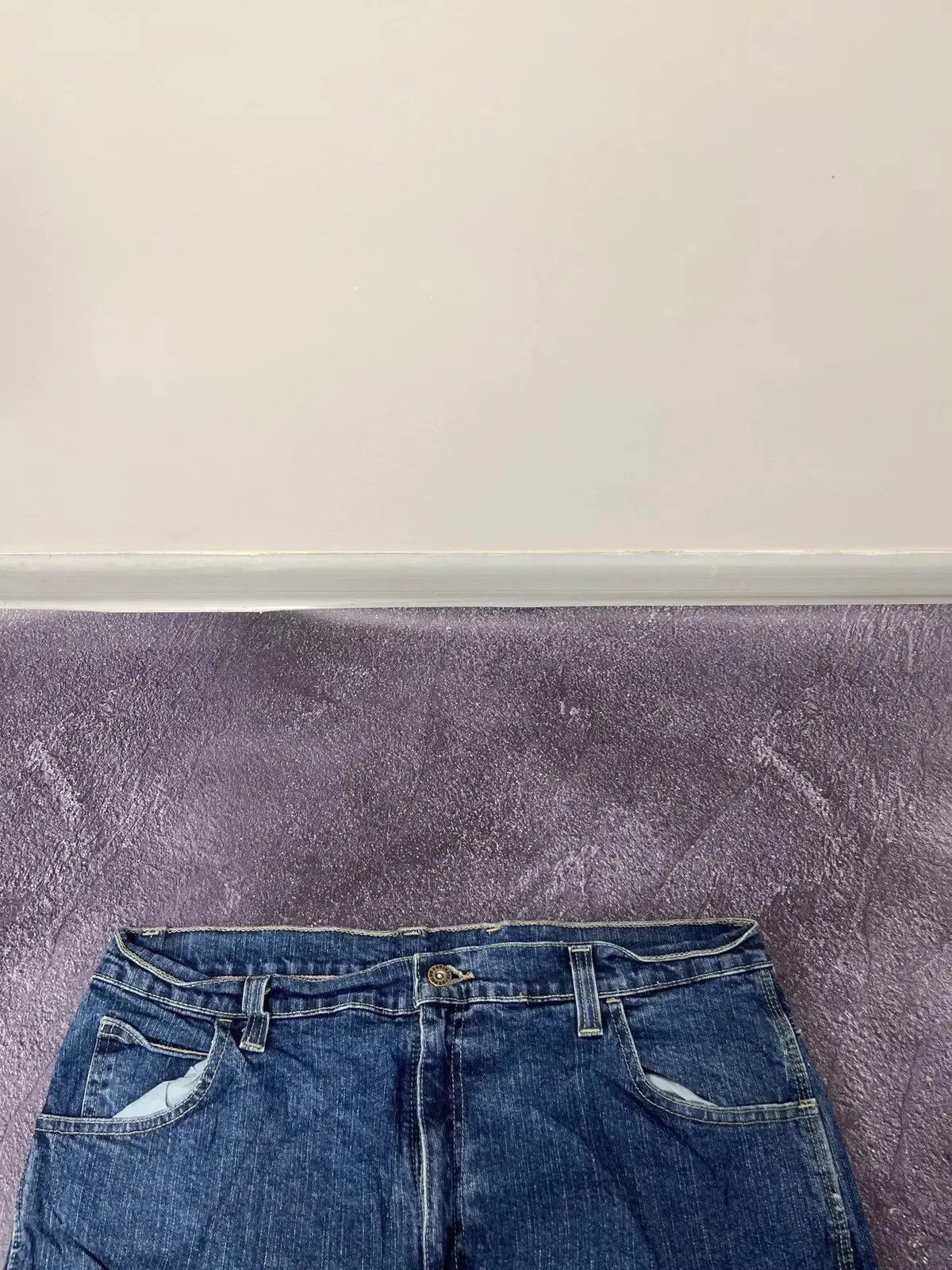 Dickies × Vintage Vintage Dickies USA Hype Work Blue Denim Baggy Jeans Size US 36 / EU 52 - 6 Thumbnail