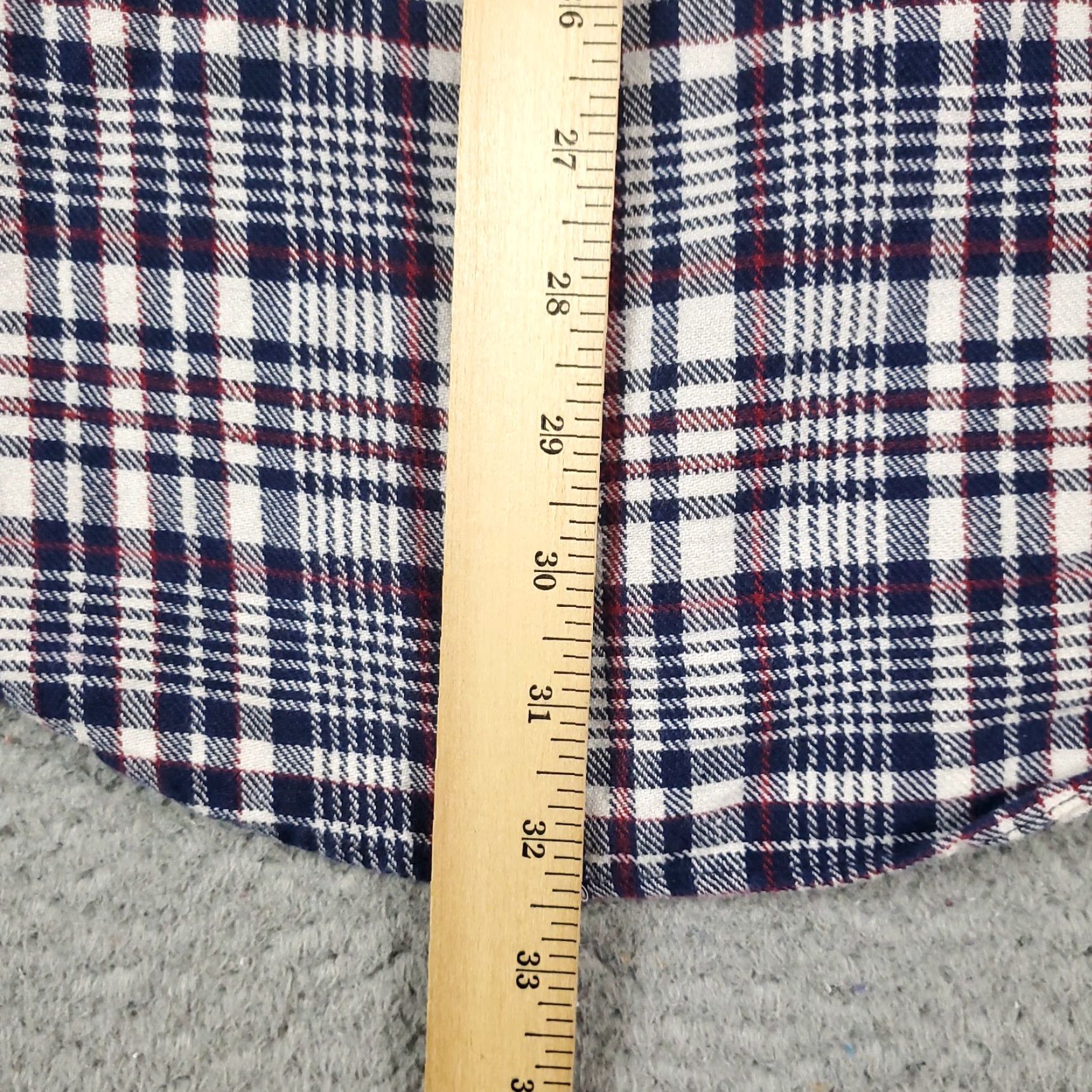 Tommy Hilfiger Tommy Hilfiger Shirt Mens XL Red Blue Plaid Button-Up Long Sleeve Casual Classic Preppy American Size US XL / EU 56 / 4 - 4 Thumbnail