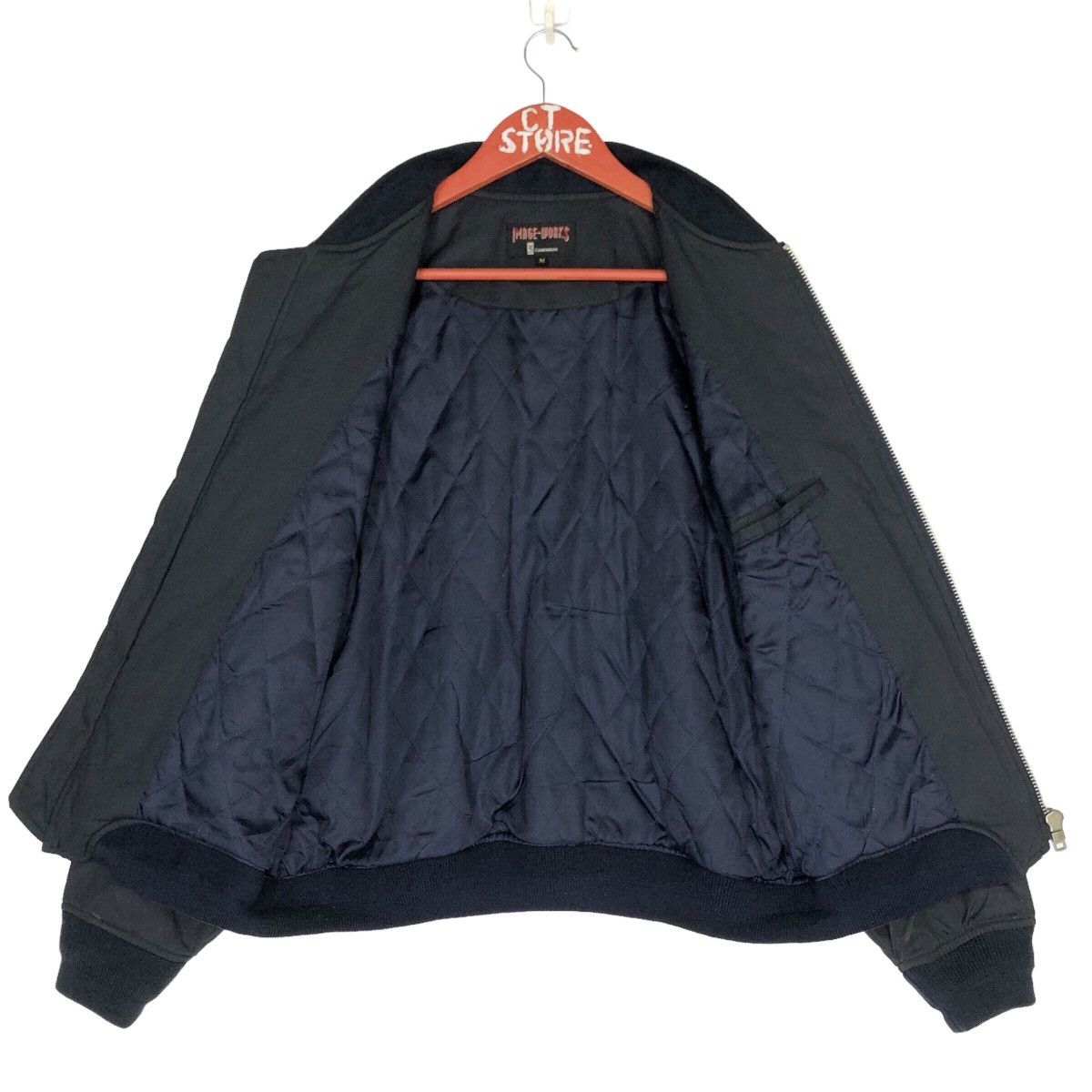 Malcolm McLaren × Vintage Vintage F-1 Racing Courtaulds Bomber Jacket Size M Size US M / EU 48-50 / 2 - 3 Thumbnail