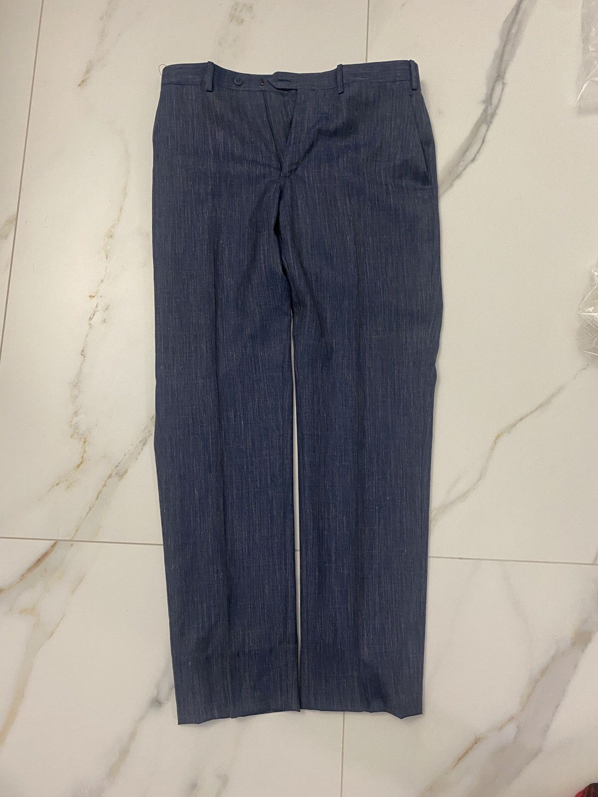 Brioni Brioni Bluette Slim Trousers Size US 34 / EU 50 - 1 Thumbnail
