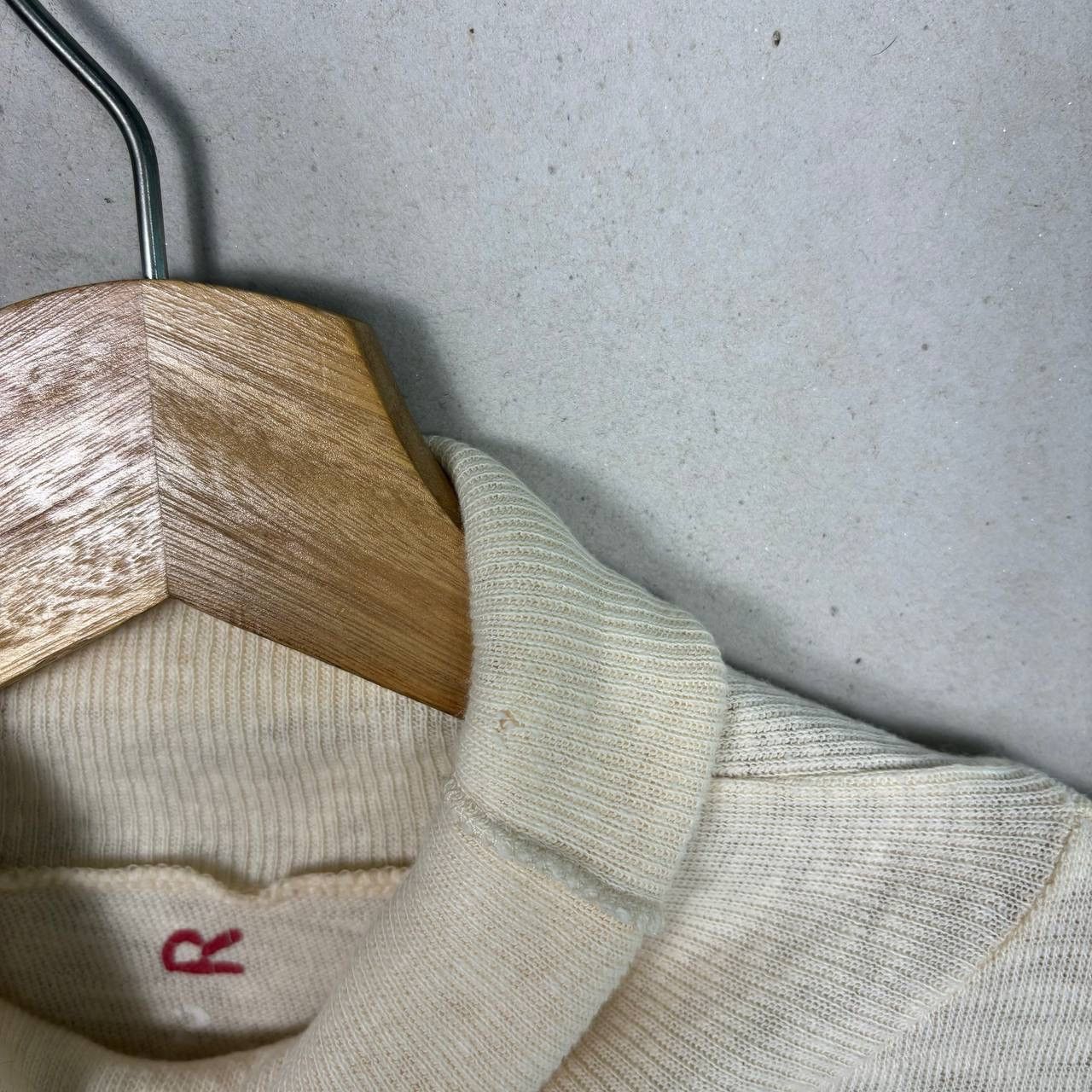 45rpm 45R 45rpm Japan White Cotton Logo Turtleneck Size 2 (S) Size US S / EU 44-46 / 1 - 4 Thumbnail