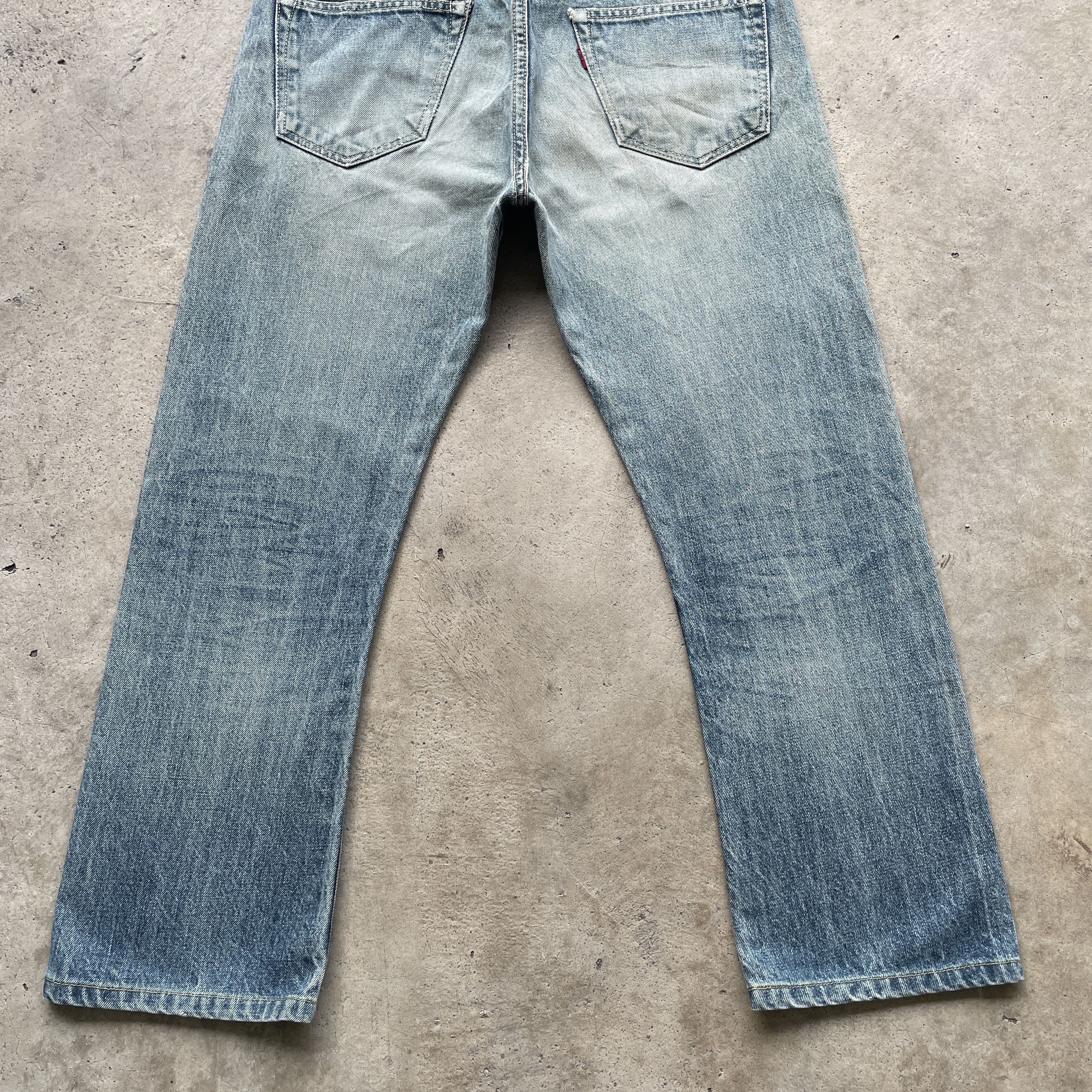 Japanese Brand × Jean Vintage Distressed Beams Japan Jeans Faded Denim Pants Size US 32 / EU 48 - 11 Thumbnail