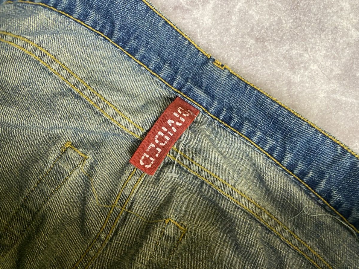 H&M Vintage Wide Super Flared Faded Denim Jeans Size: W31 L32 Size US 31 - 3 Thumbnail