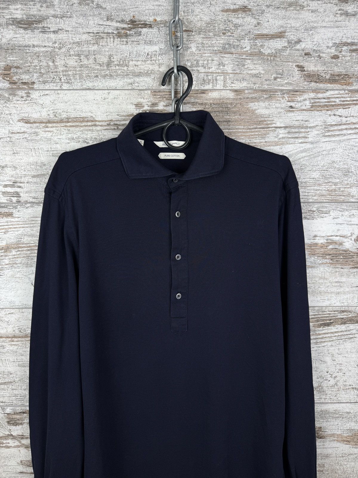 Suitsupply Mens Suitsupply longsleeve polos luxury t-shirt pure cotton Size US M / EU 48-50 / 2 - 2 Thumbnail