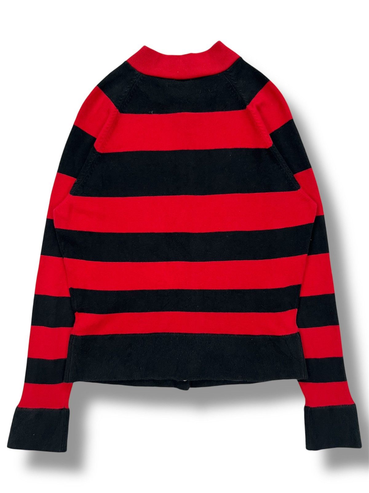 Japanese Brand Marginal Stripes Snap Button Sweater Size S / US 4 / IT 40 - 2 Thumbnail