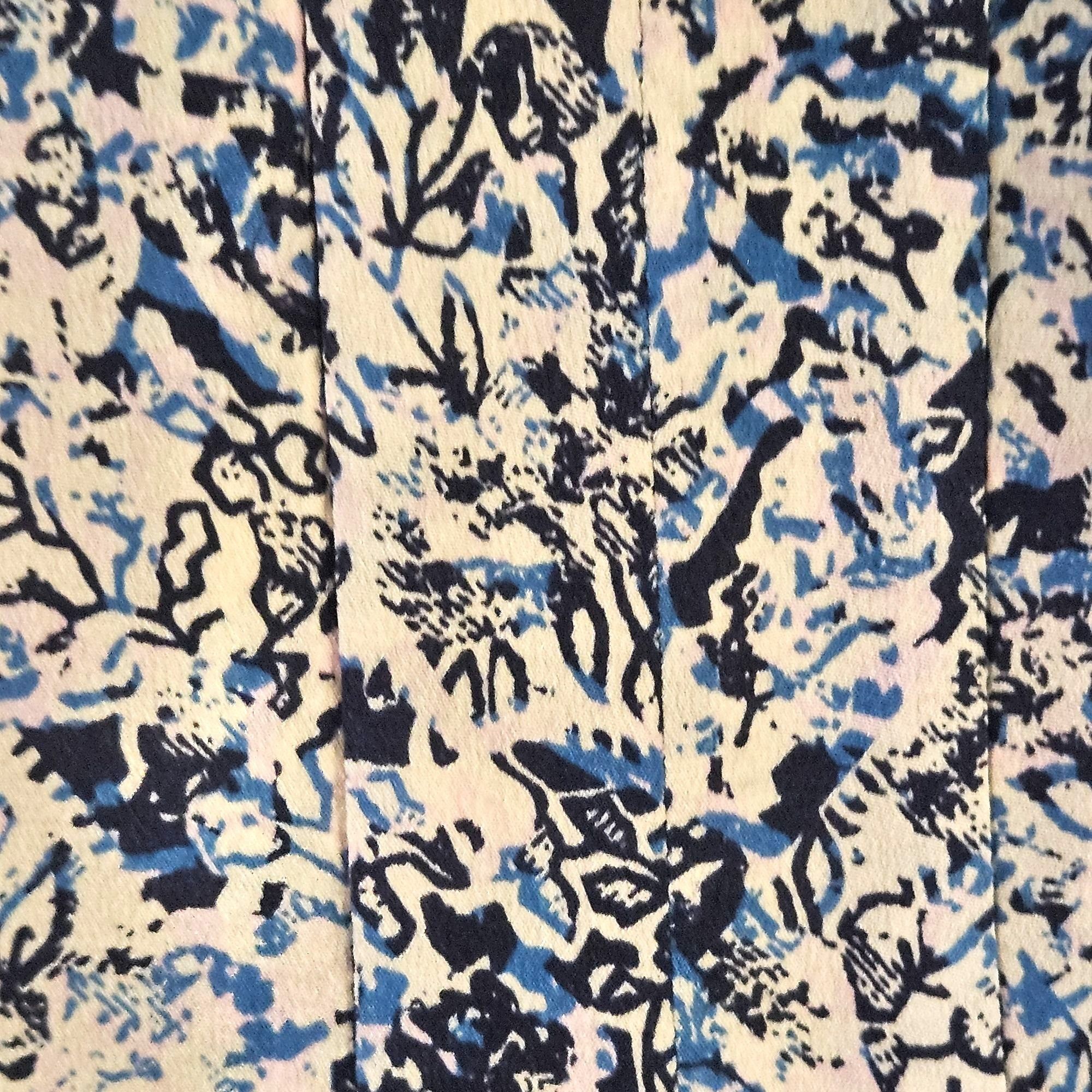 Rebecca Taylor Rebecca Taylor Silk Blue Black Long Sleeve Blouse 6 Office B Size M / US 6-8 / IT 42-44 - 8 Thumbnail