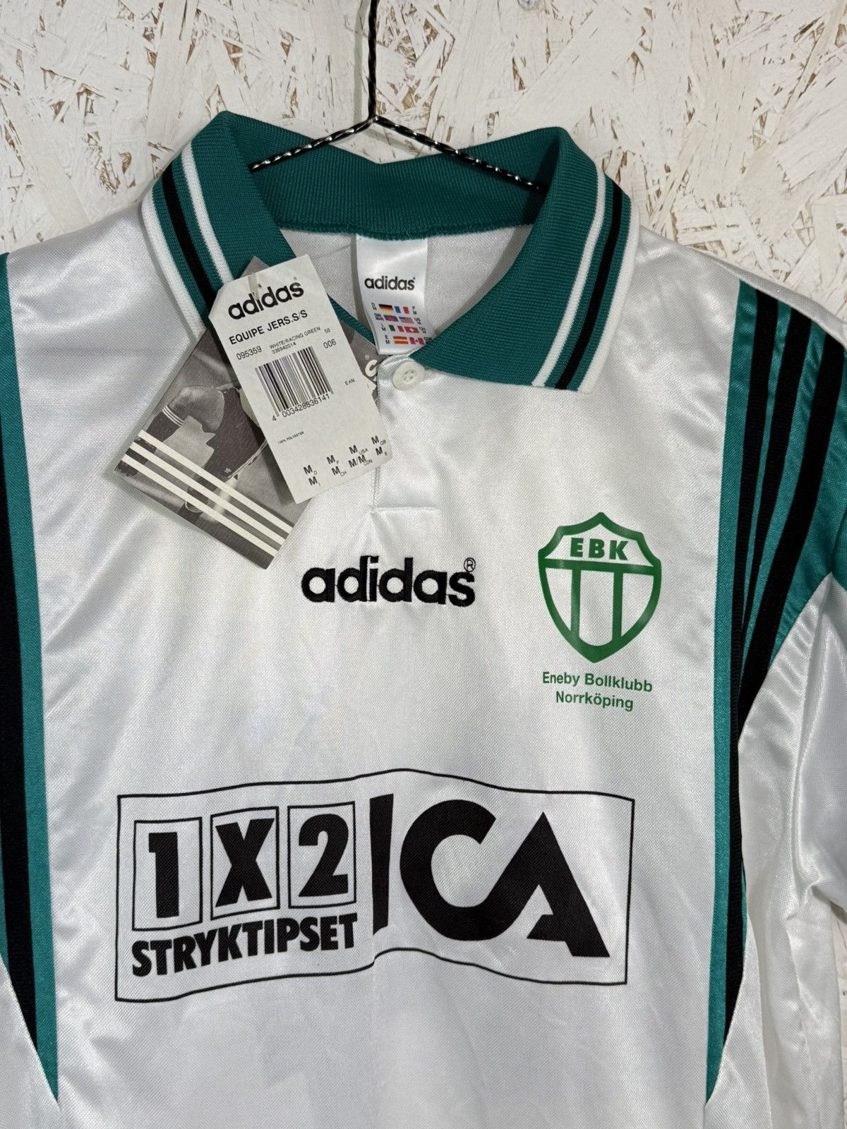 Adidas NWT Adidas Eneby Bollklub Norrkoping Player Issue #24 Jersey Size US M / EU 48-50 / 2 - 2 Thumbnail
