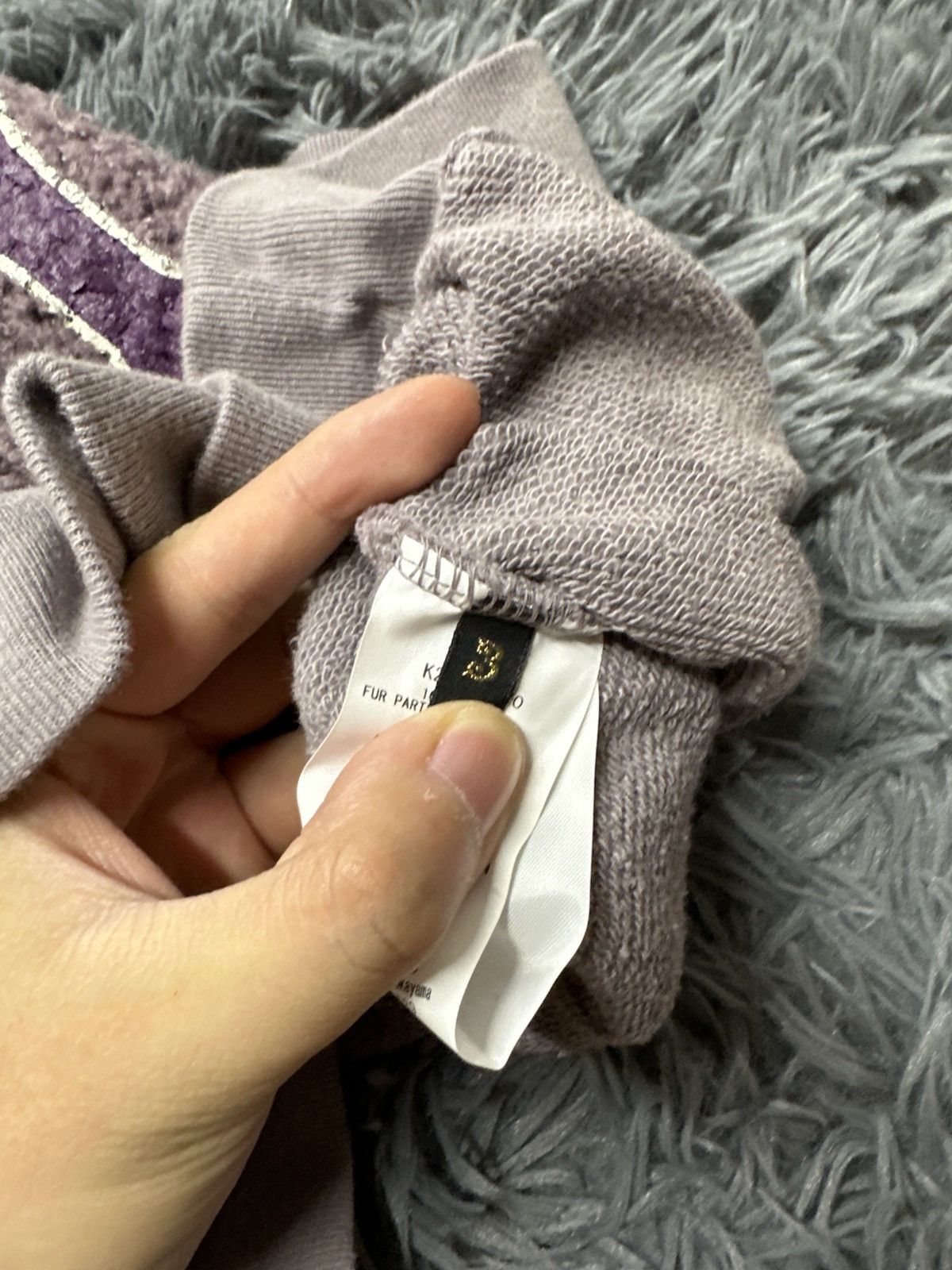 Kapital Kapital Knit x Fur Grizzly Sweater, 'Em Kountry, Purple Size US L / EU 52-54 / 3 - 7 Thumbnail