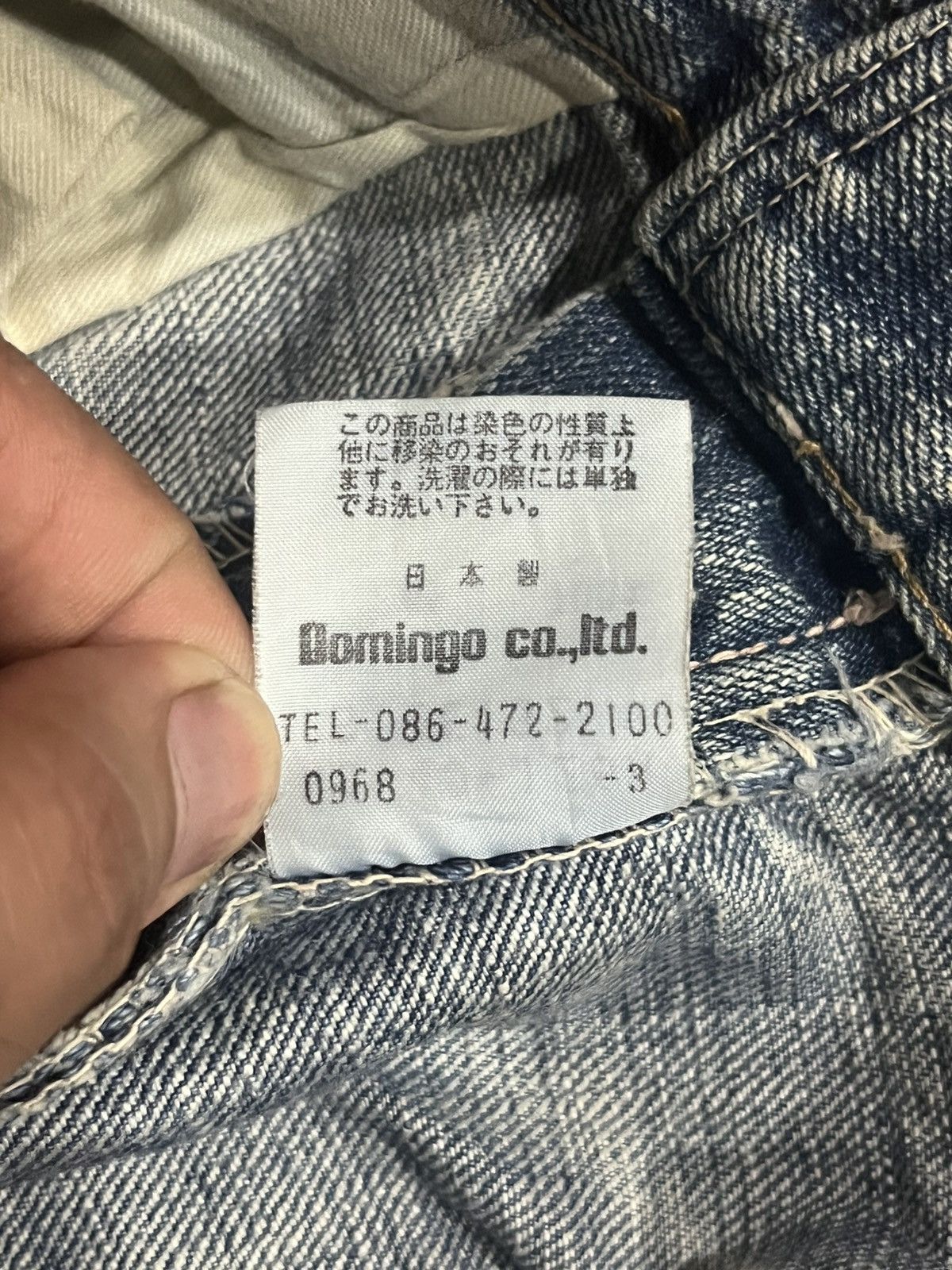Spellbound ⚡️Distressed⚡️Vintage Japan Spellbound Whisker Blue Wash Jeans Size US 32 / EU 48 - 18 Thumbnail