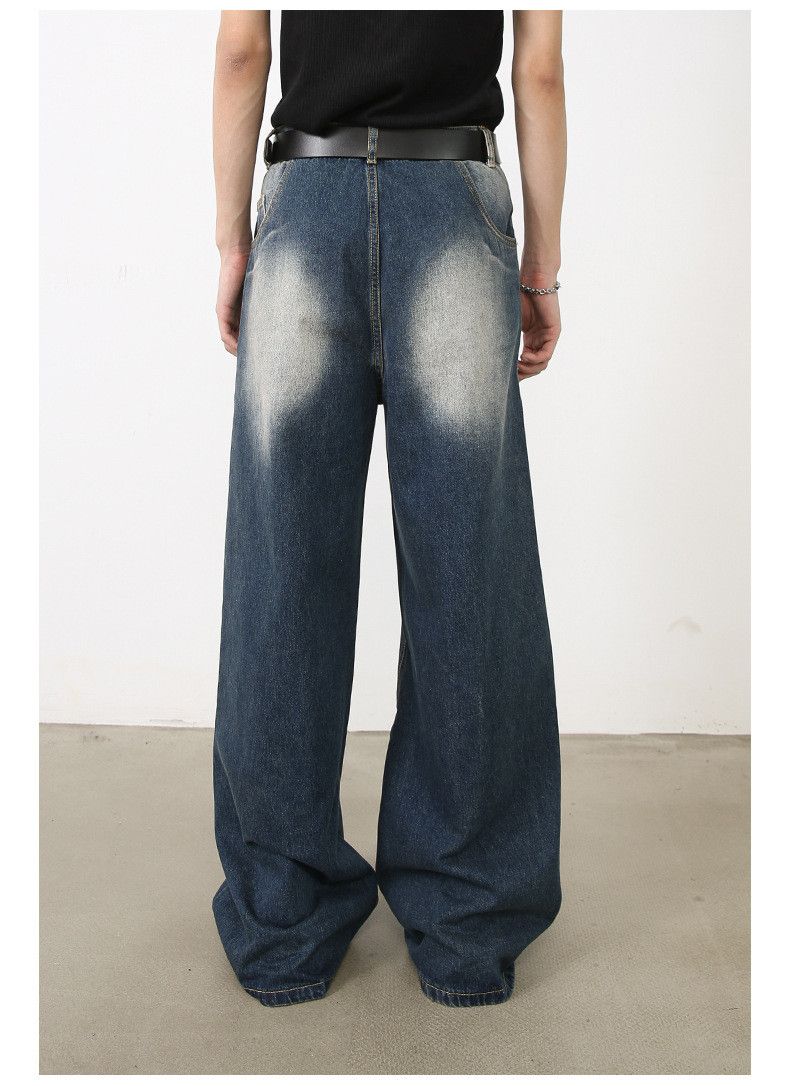 Japanese Brand Japanese retro loose straight American jeans for men Size US 32 / EU 48 - 5 Thumbnail
