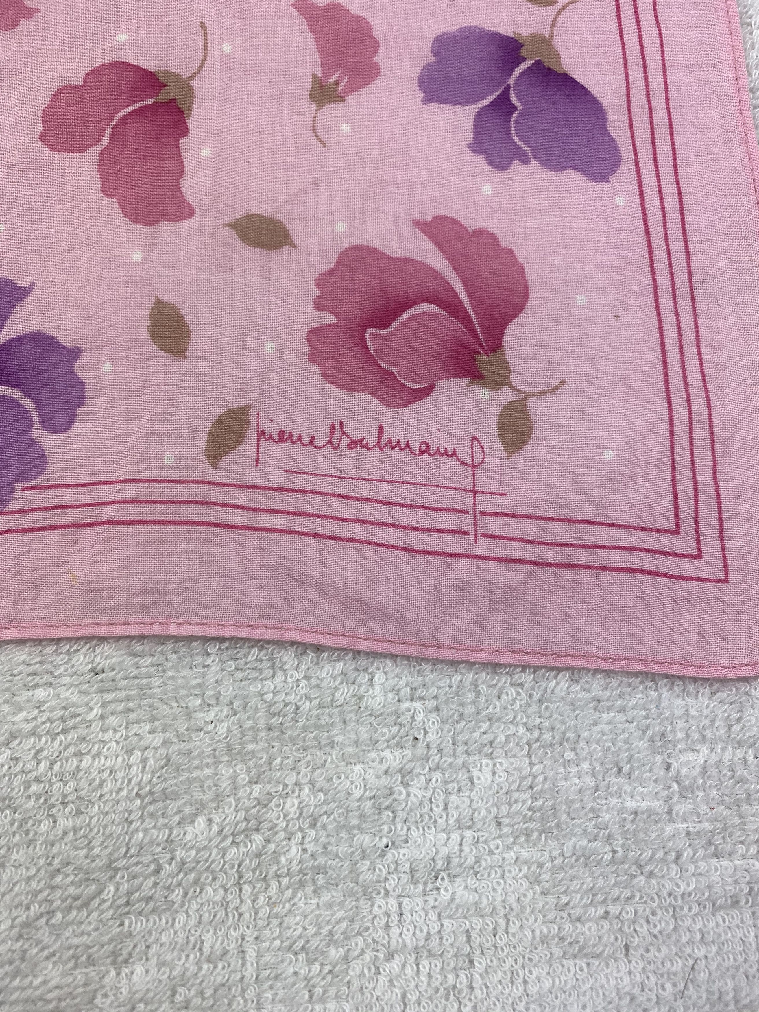 Pierre Balmain × Vintage Pierre Balmain Handkerchief / Bandana / Neckerchief Size ONE SIZE - 5 Thumbnail