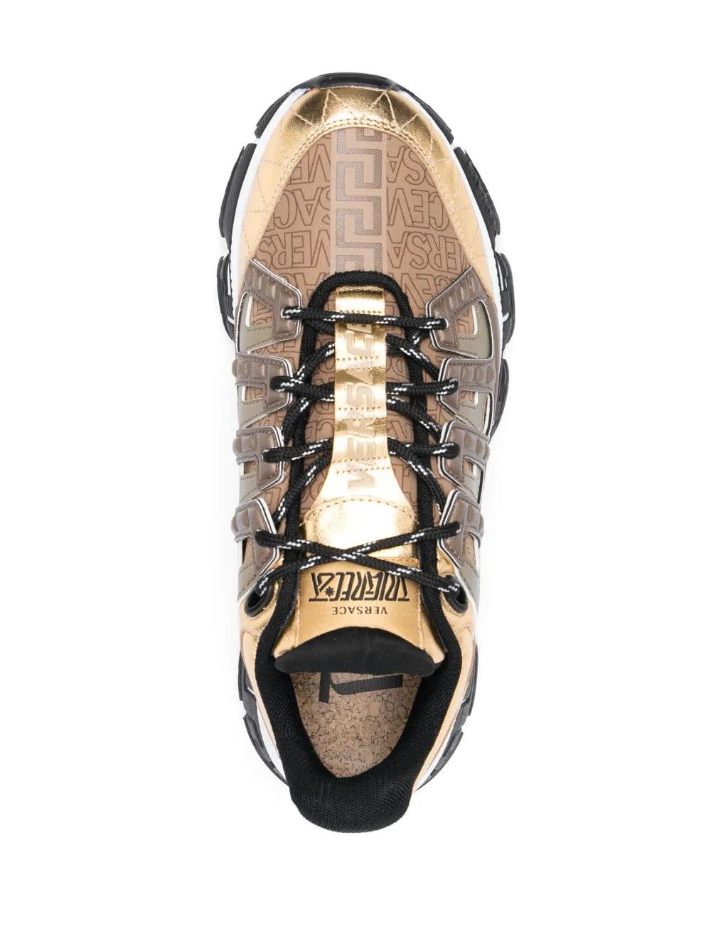 Versace o1y0425 Logo Low-Top Sneakers in Multicolor Size US 10 / EU 43 - 4 Thumbnail