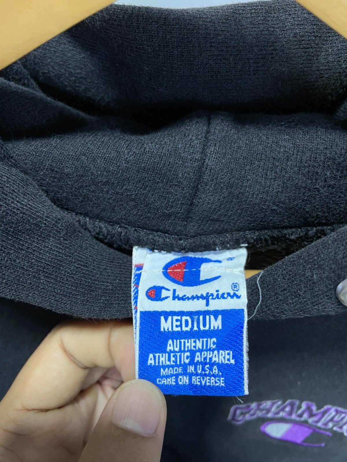 Champion × Vintage Vintage champion spellout logo hoodie Size US M / EU 48-50 / 2 - 6 Thumbnail