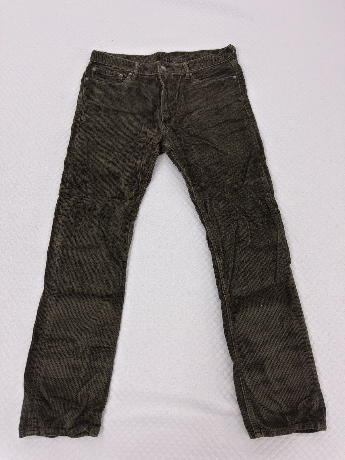 Levi's rare vintage levi 513s forest green reverse weave Size US 36 / EU 52 - 1 Thumbnail