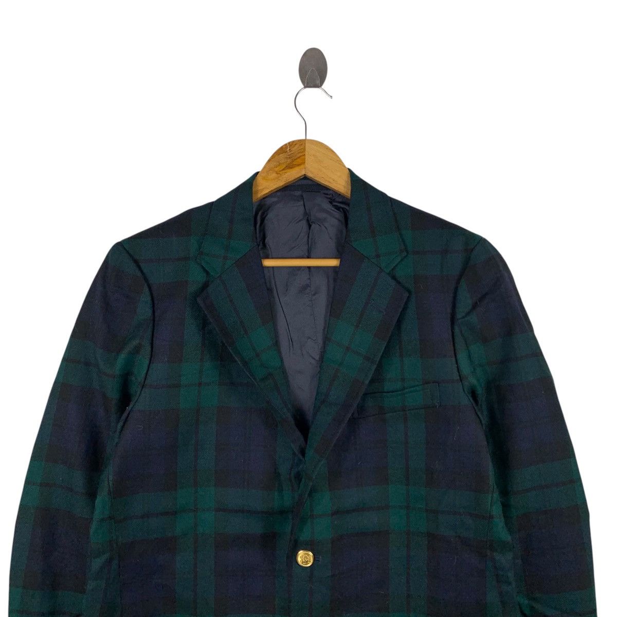 J. Press × Vintage Vintage 90s J. PRESS New York Check Blazer Coat Jacket Size US M / EU 48-50 / 2 - 4 Thumbnail