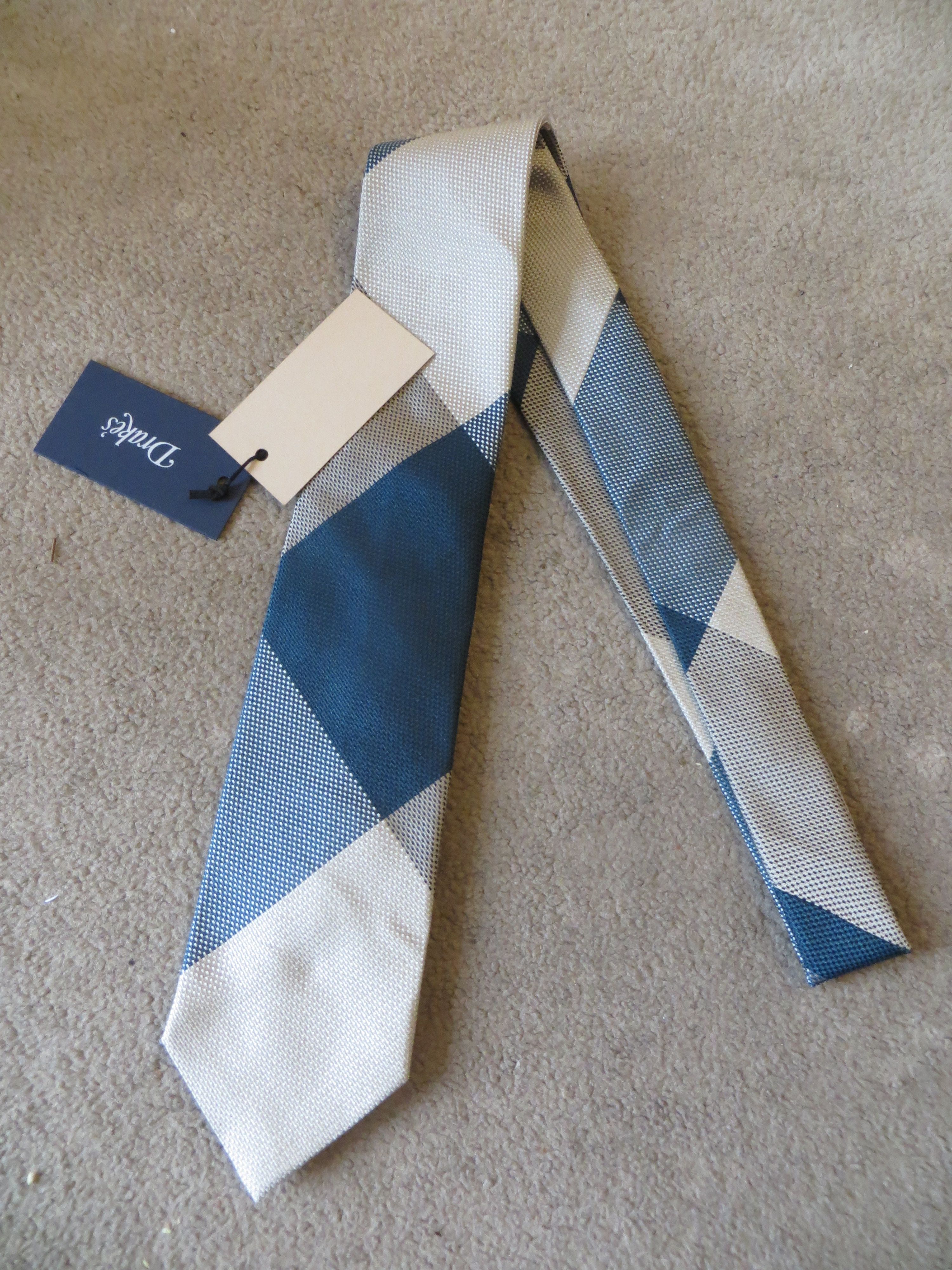 Drake's MICHAEL J DRAKE SILK TIE Size ONE SIZE - 2 Thumbnail