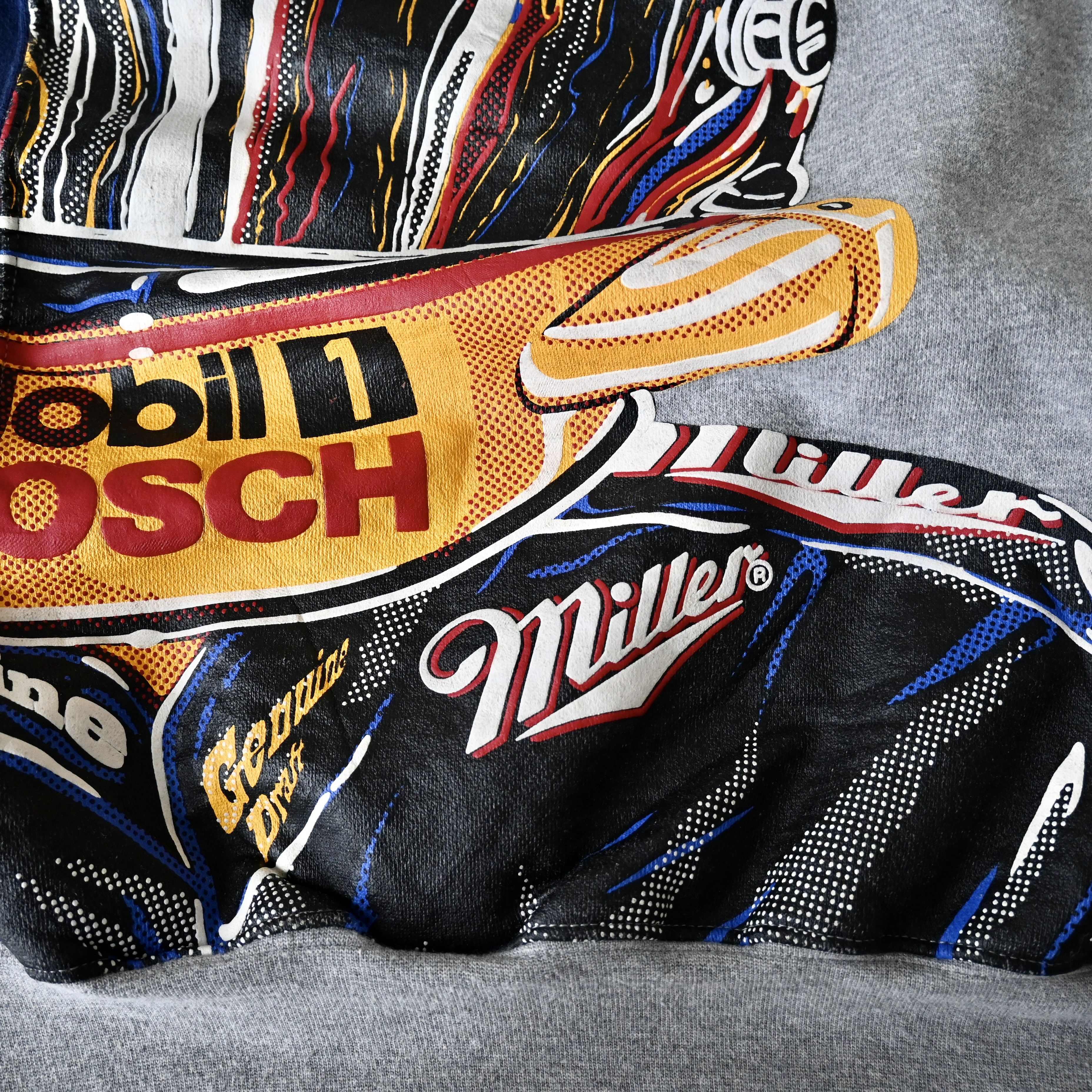 Vintage VTG 1996 Rusty Wallace x miller beer official sweatshirt Size US XL / EU 56 / 4 - 17 Thumbnail