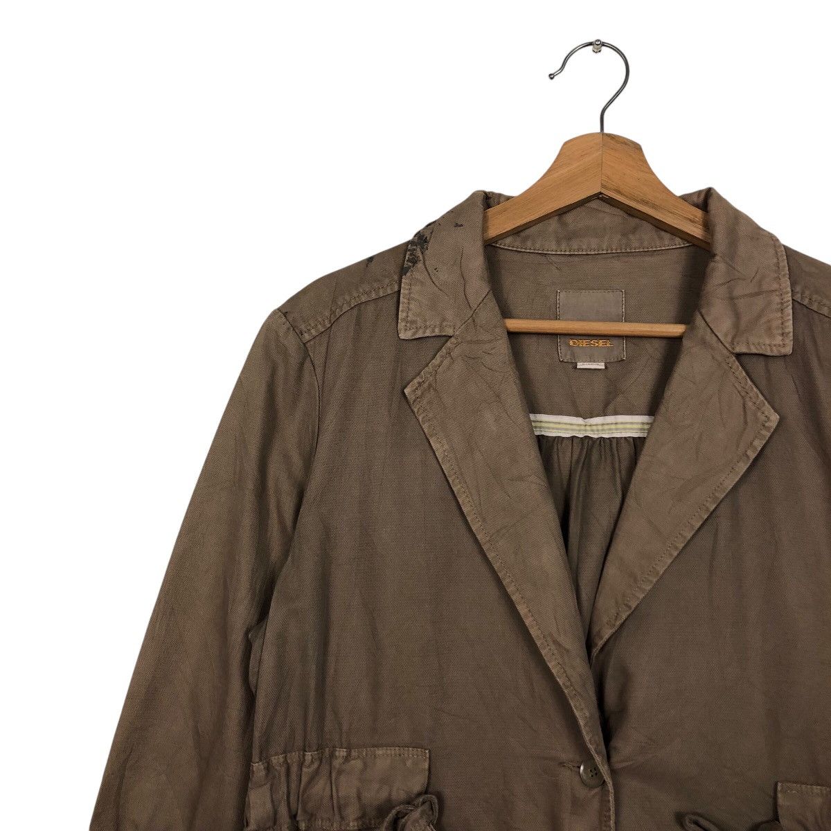 Diesel 📌Vintage Biker Jacket Diesel Parachute Bondage Design Size US S / EU 44-46 / 1 - 8 Thumbnail