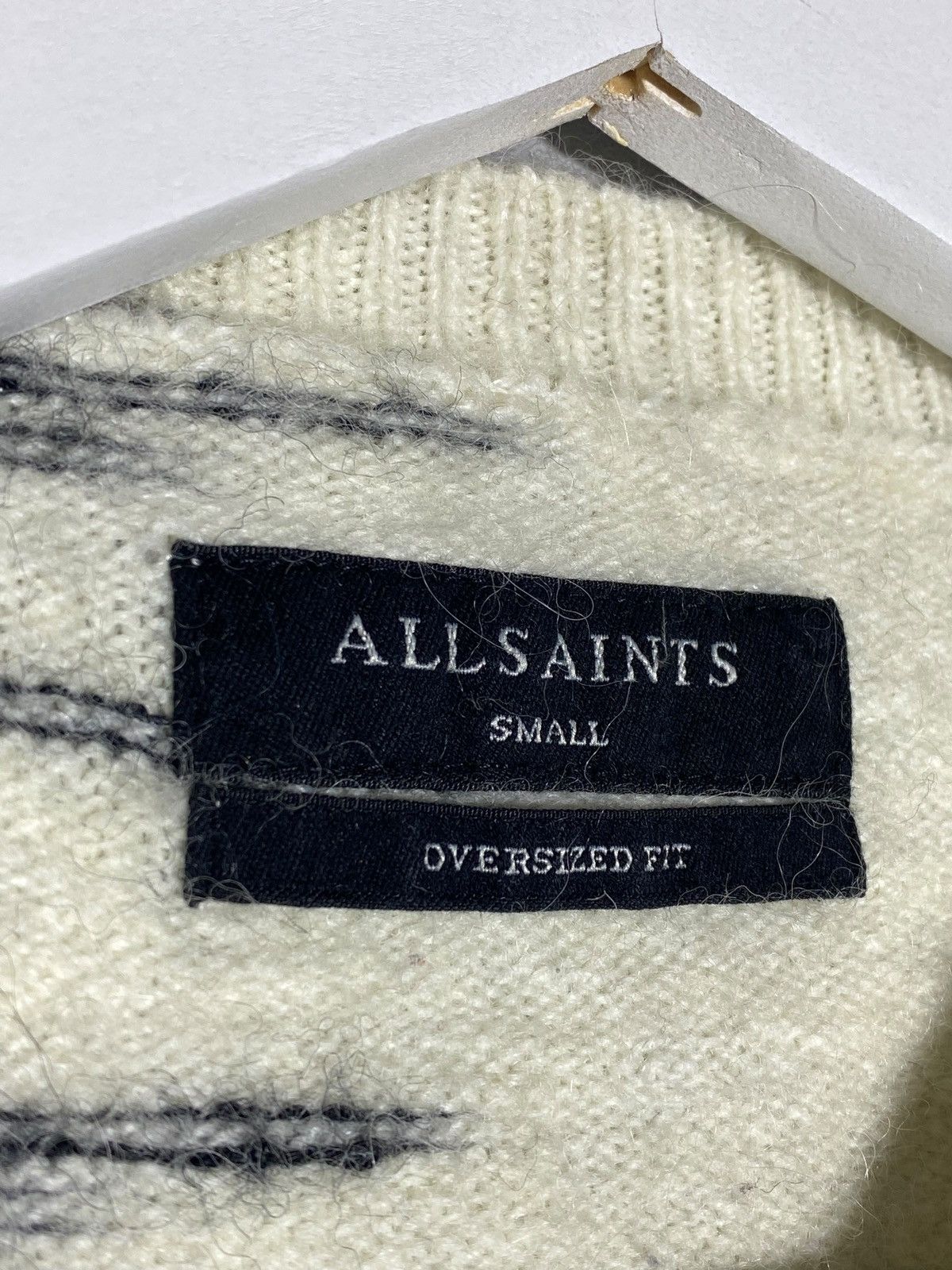 Allsaints All Saints Flux Crew Jumper Alpaca Wool Sweater Size US XS / EU 42 / 0 - 10 Thumbnail