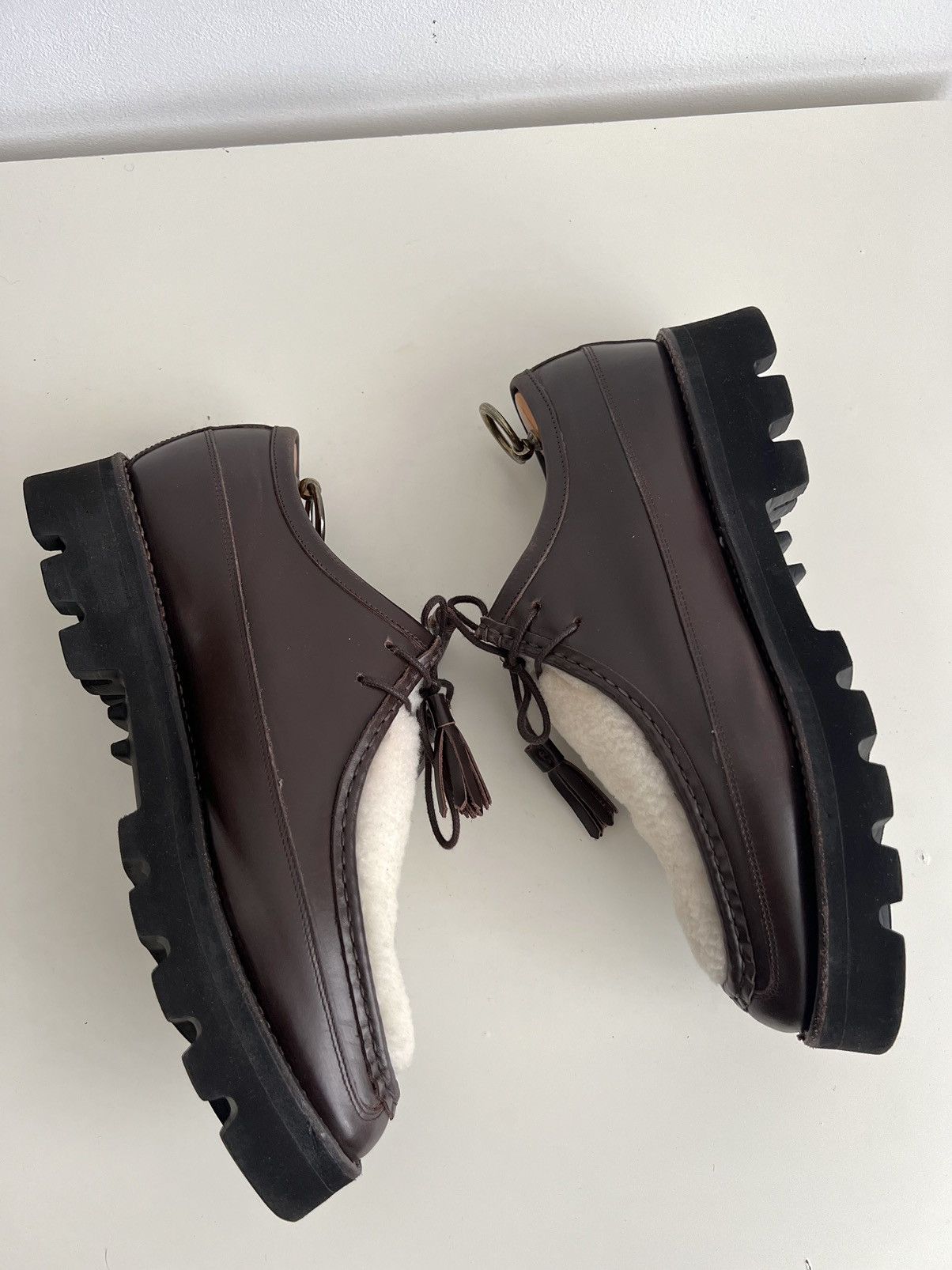 Grenson Bennet Shearling Lug Moc Brown Paraboot Michael