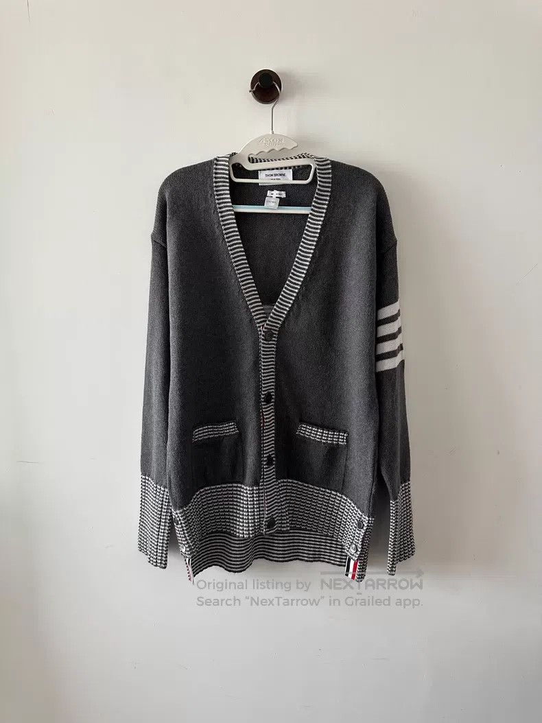 Thom Browne Thom Browne Gray dog cardigan Size US XS / EU 42 / 0 - 1 Thumbnail
