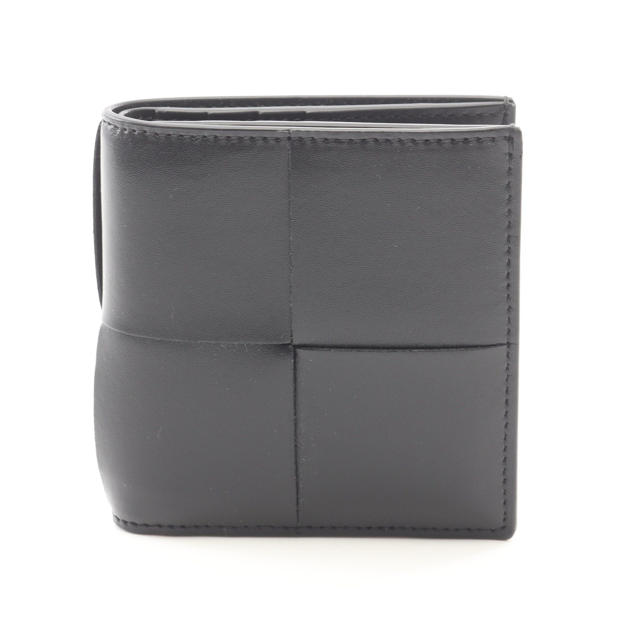 Bottega Veneta Bottega Veneta Cassette Slim Bi-Fold Wallet Leather Black Size ONE SIZE - 1 Thumbnail