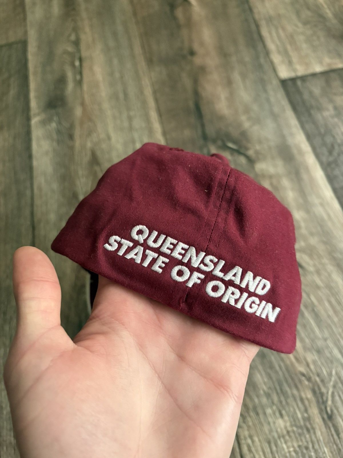 Canterbury of New Zealand × Vintage Queensland State Of Origin Team Vintage Rugby Team Rare Cap Size ONE SIZE - 6 Thumbnail