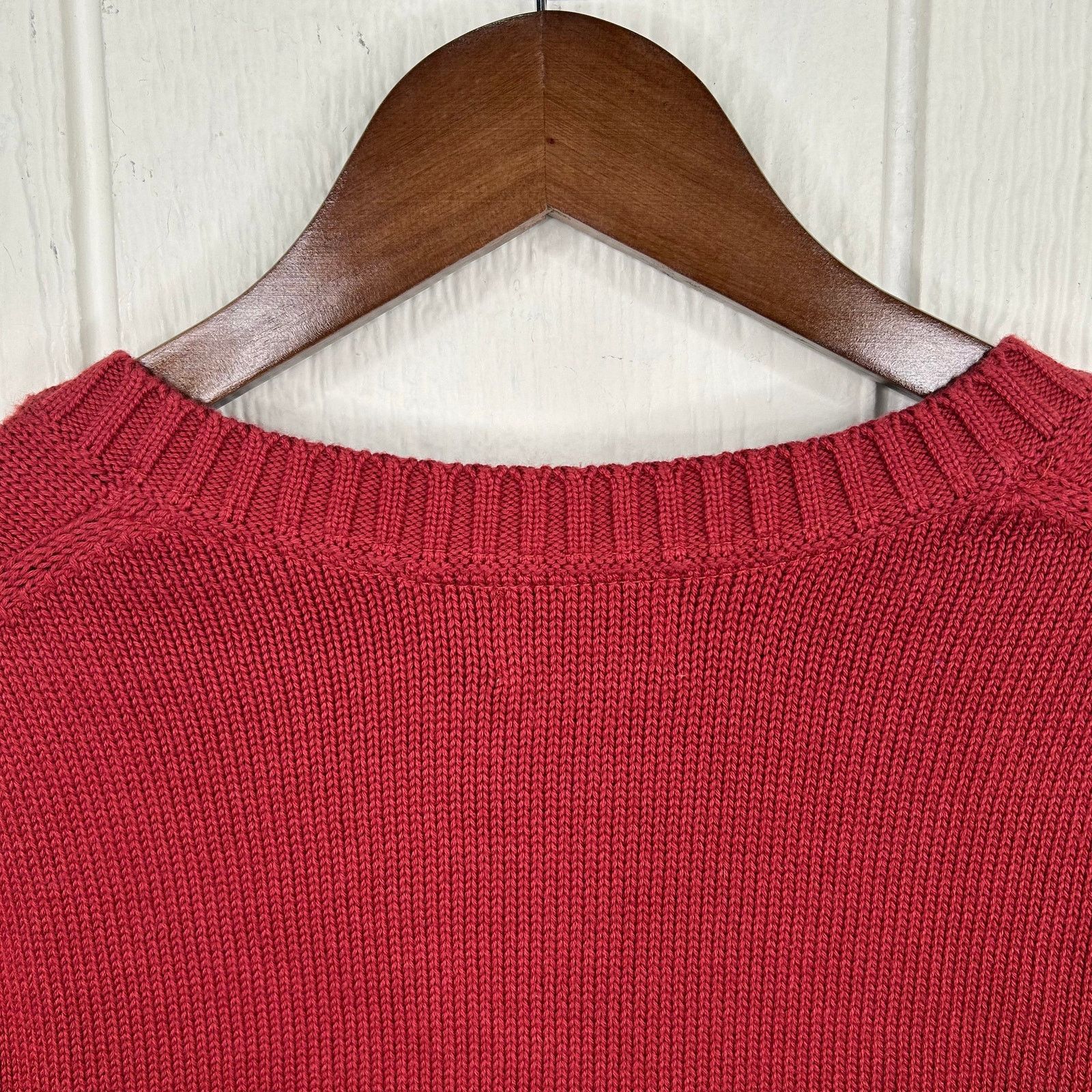 L.L. Bean Vintage 90's LLBean V-Neck Knit Sweater Size XX-Large Size US XXL / EU 58 / 5 - 7 Thumbnail