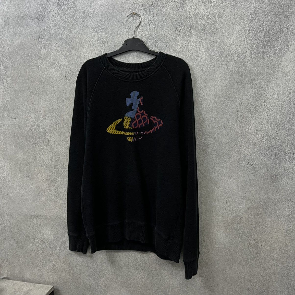 Vivienne Westwood Vintage Vivienne Westwood Sweatshirt Big Logo Orb Pullover Size US XS / EU 42 / 0 - 6 Thumbnail