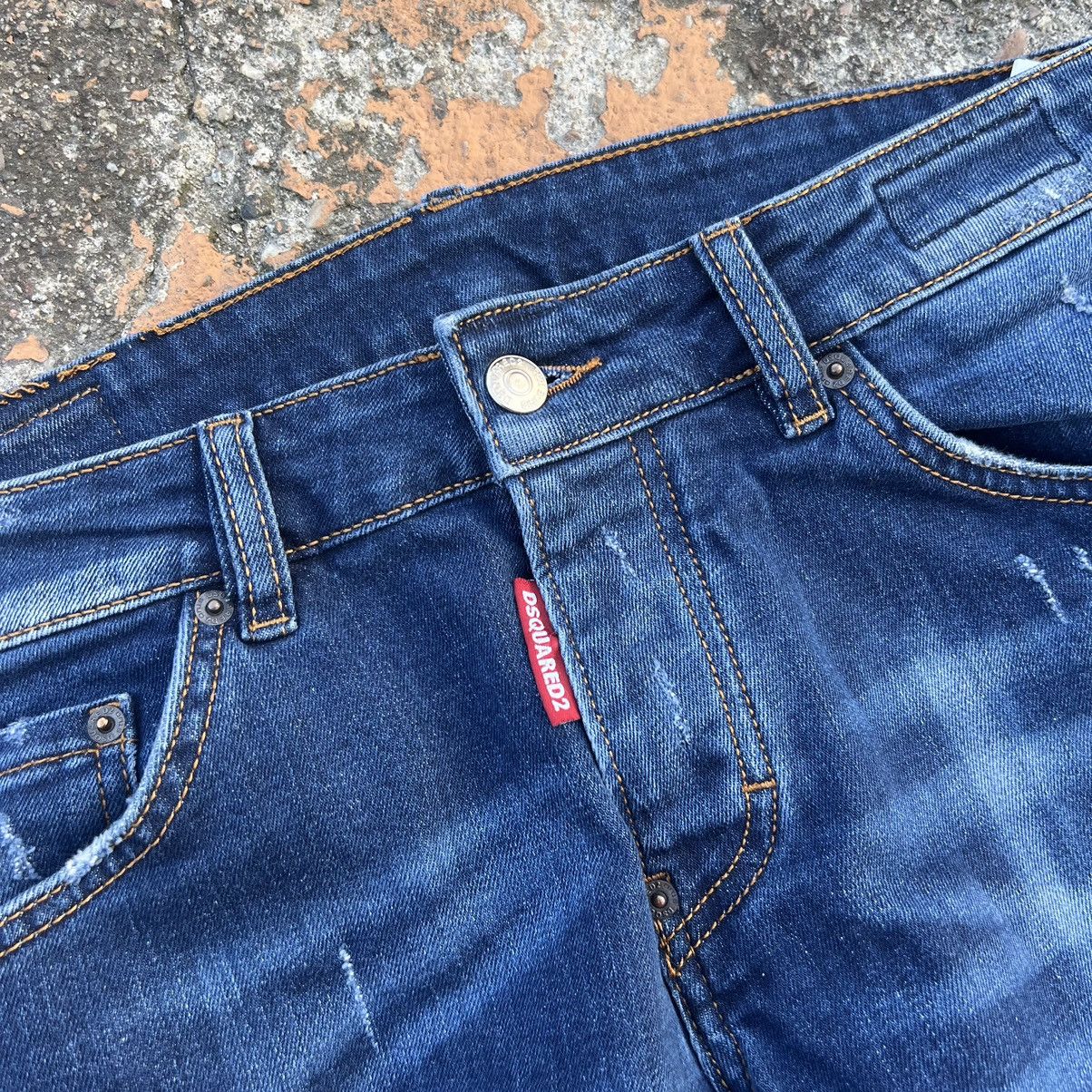 Dsquared2 × Japanese Brand Y2k DSQUARED crazy jeans japan denim pants D2 usa American Size US 32 / EU 48 - 3 Thumbnail