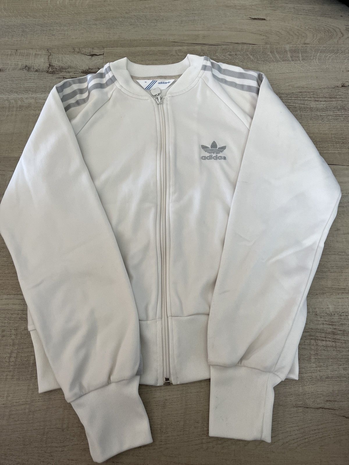 Adidas Adidas white sweatshirt Size S / US 4 / IT 40 - 1 Thumbnail