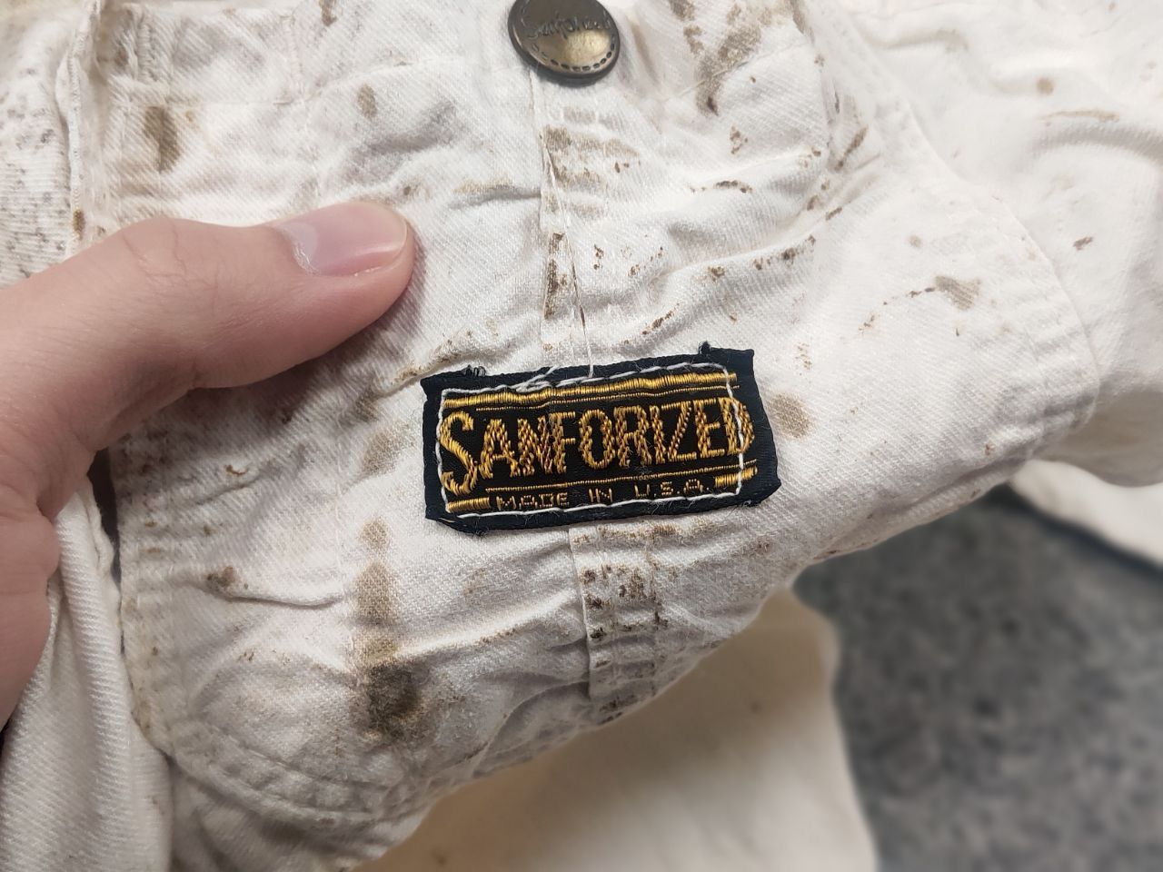 Vintage Vintage 60's Sanforized Union overalls painters Work Pants Size US 34 / EU 50 - 18 Thumbnail
