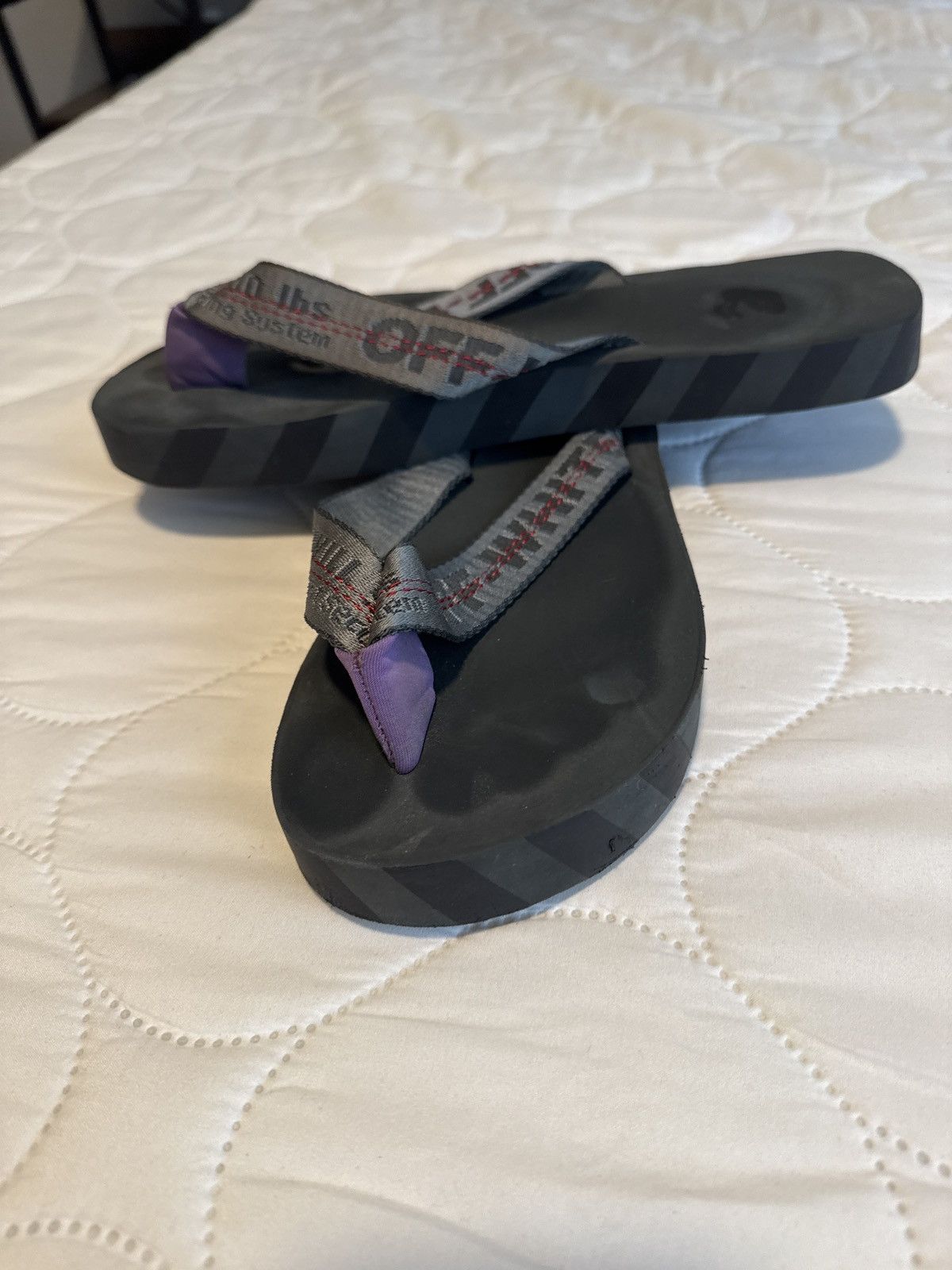 Off-White Off White flip flops Size US 9 / EU 42 - 4 Thumbnail