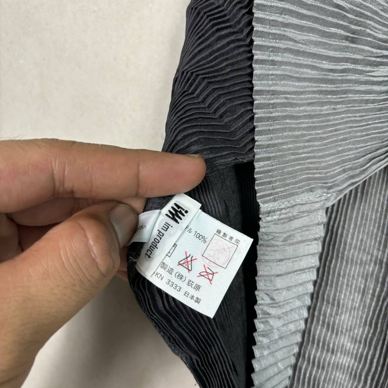 Issey Miyake Vtg Issey Miyake IM Product Pleated Reversible Apron Dress Size ONE SIZE - 14 Thumbnail
