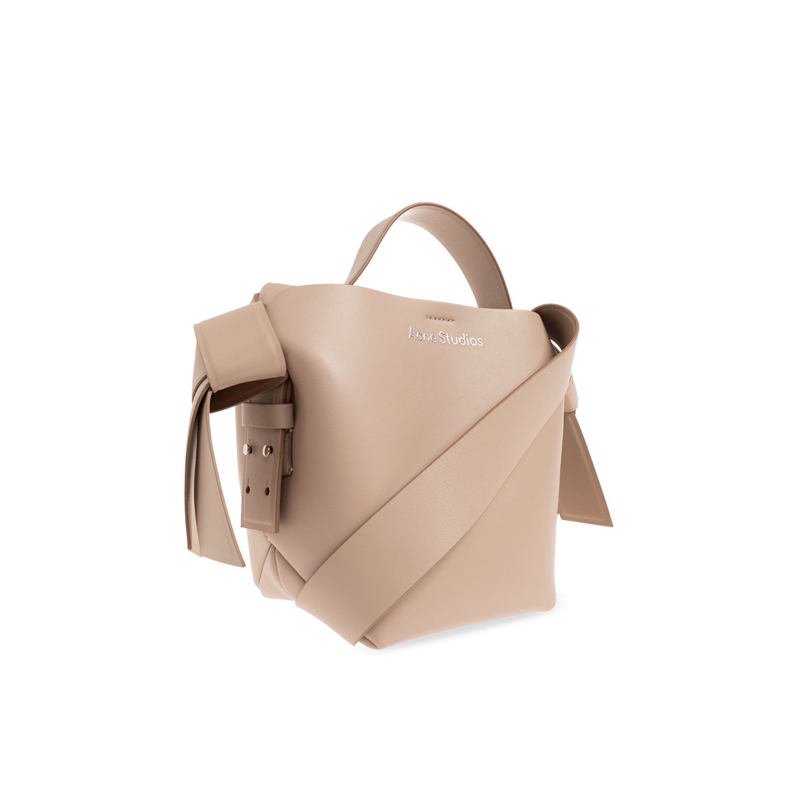 Acne Studios ACNE STUDIOS Mini Musubi Bucket Beige Brown Leather Shoulder Size ONE SIZE - 3 Thumbnail