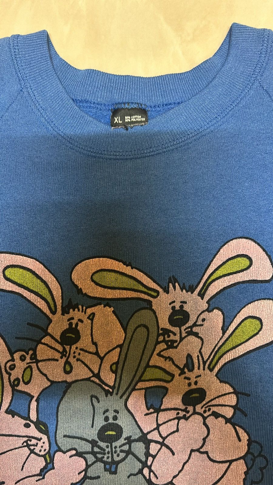 Vintage VTG SWEATSHIRT OH NO! A GREY HARE Size US L / EU 52-54 / 3 - 4 Thumbnail