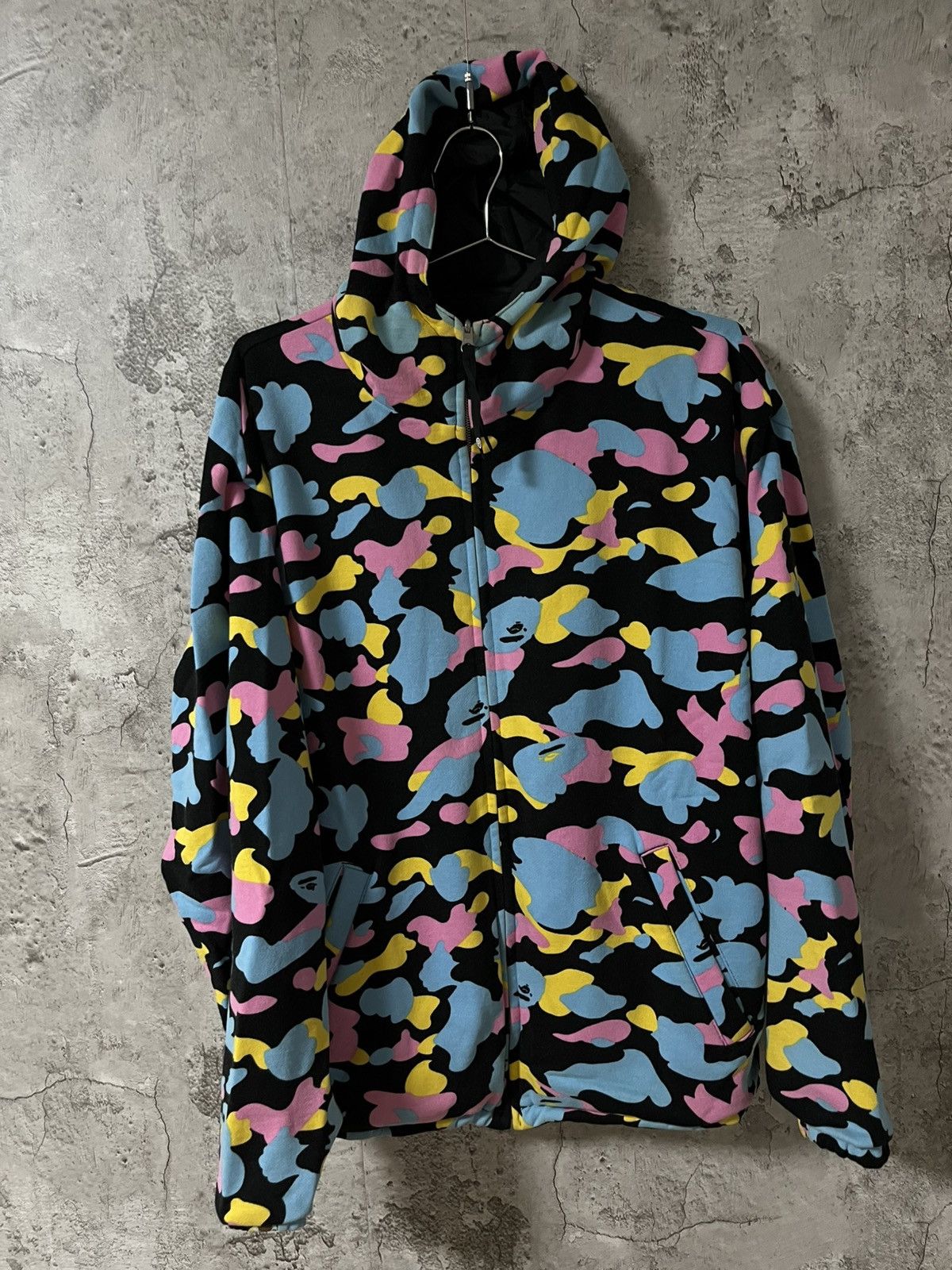 Bape Bape 2006 candy camo reversible puffer jacket Size US L / EU 52-54 / 3 - 2 Thumbnail