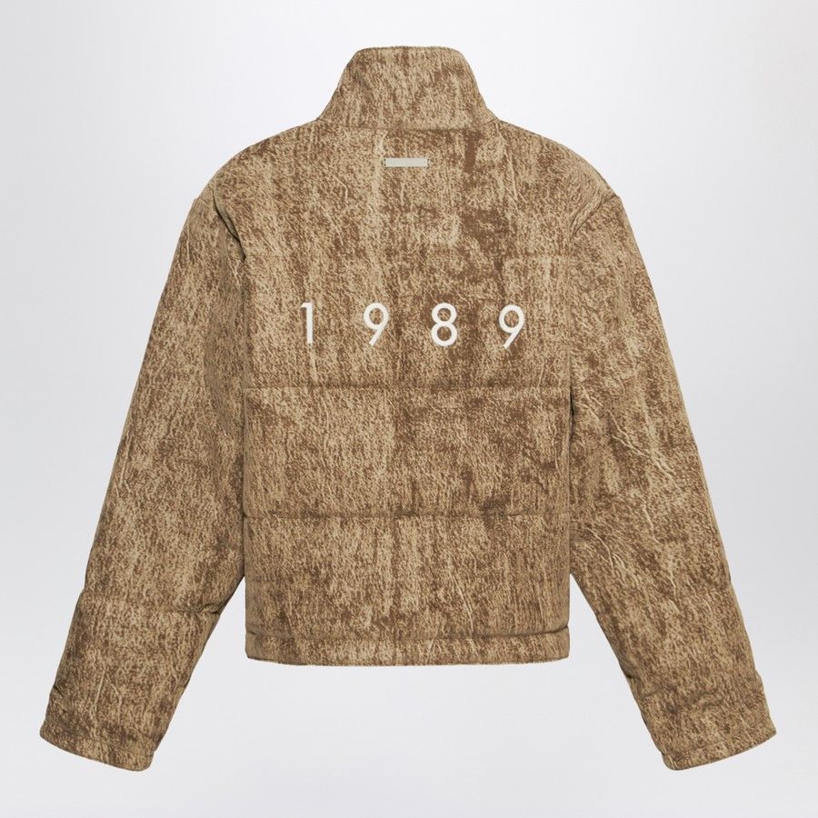 1989 STUDIO o1d2blof1124 Puffer Jacket in Beige Size US M / EU 48-50 / 2 - 2 Thumbnail
