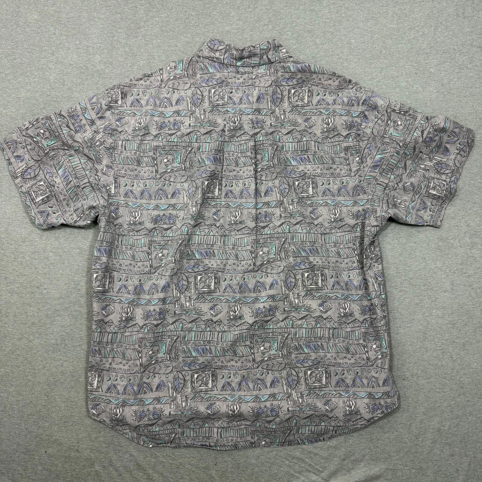 Gotcha GOTCHA Hawaiian Tribal Shirt Men's Large VTG 80s Surf Beach Size US L / EU 52-54 / 3 - 5 Thumbnail