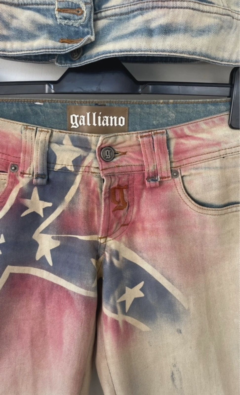 John Galliano John Galliano denim flag set Size S / US 4 / IT 40 - 6 Thumbnail