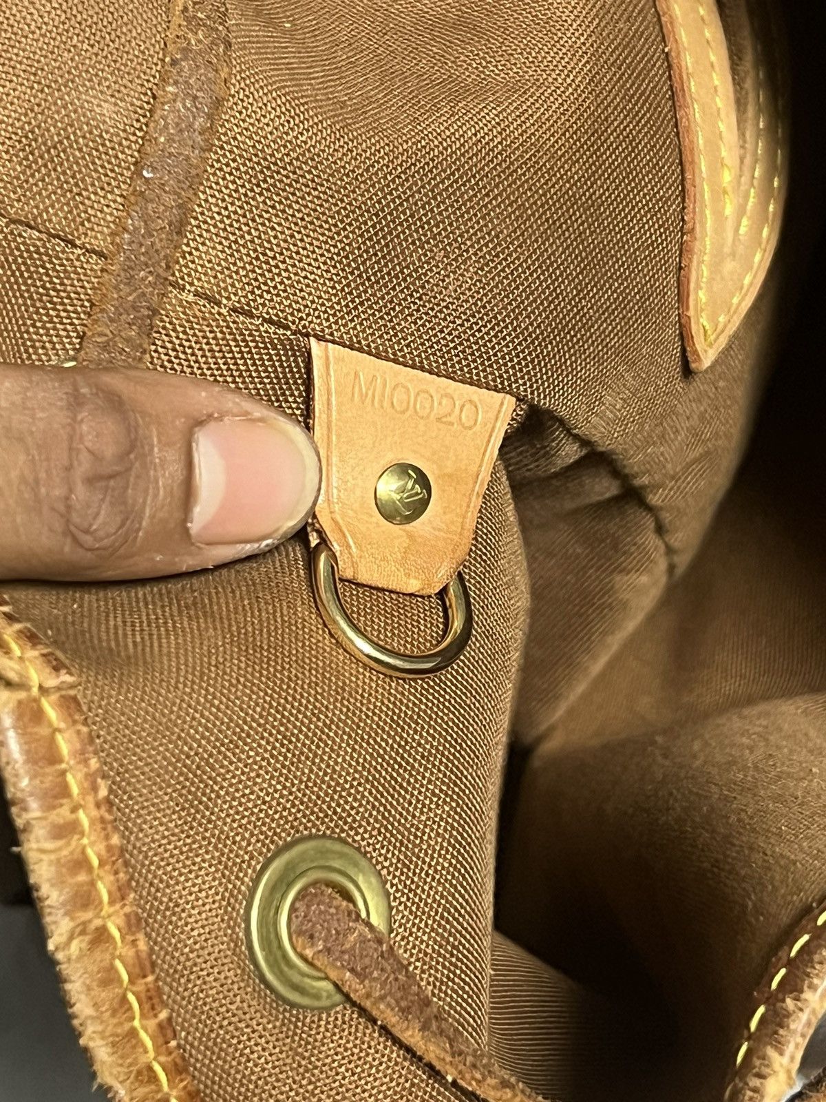 Louis Vuitton Louis Vuitton Montsouris GM Brown Canvas Backpack Size ONE SIZE - 11 Thumbnail